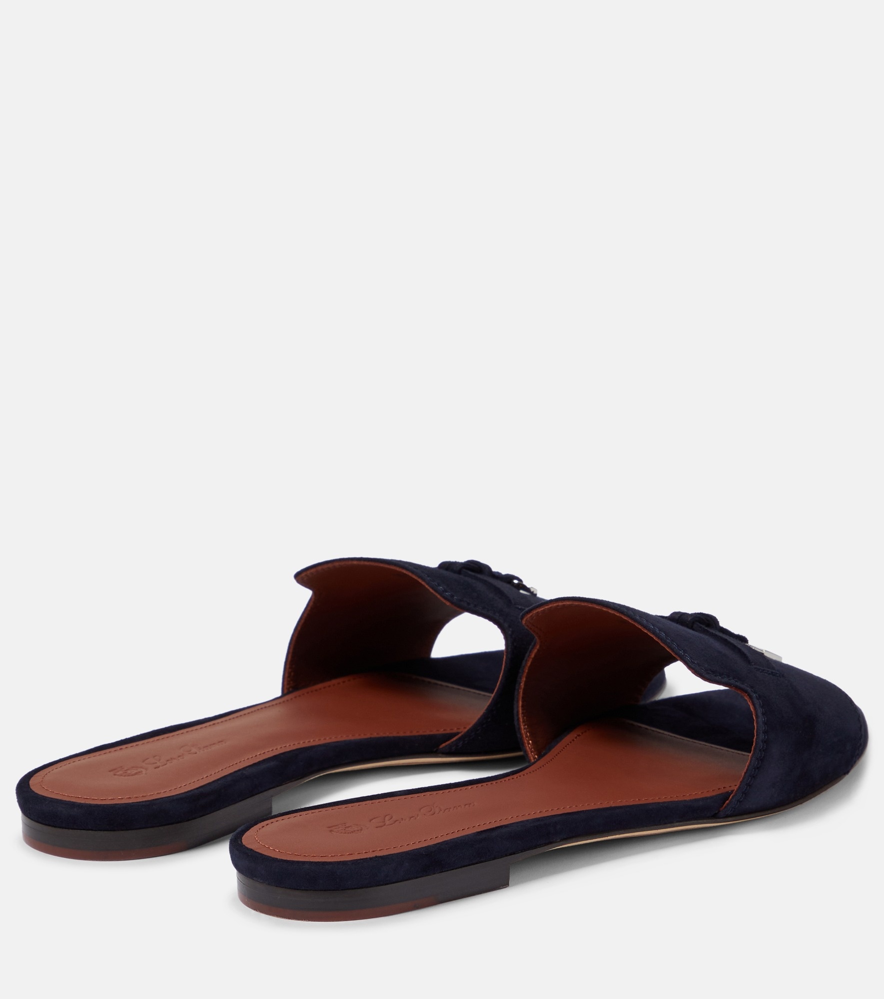 Summer Charms suede slides - 2