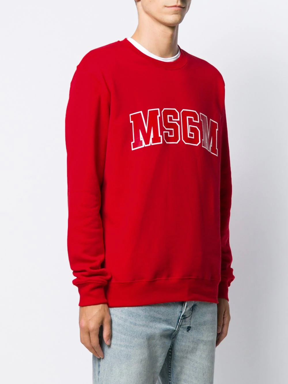 printed logo sweatshirt - 3