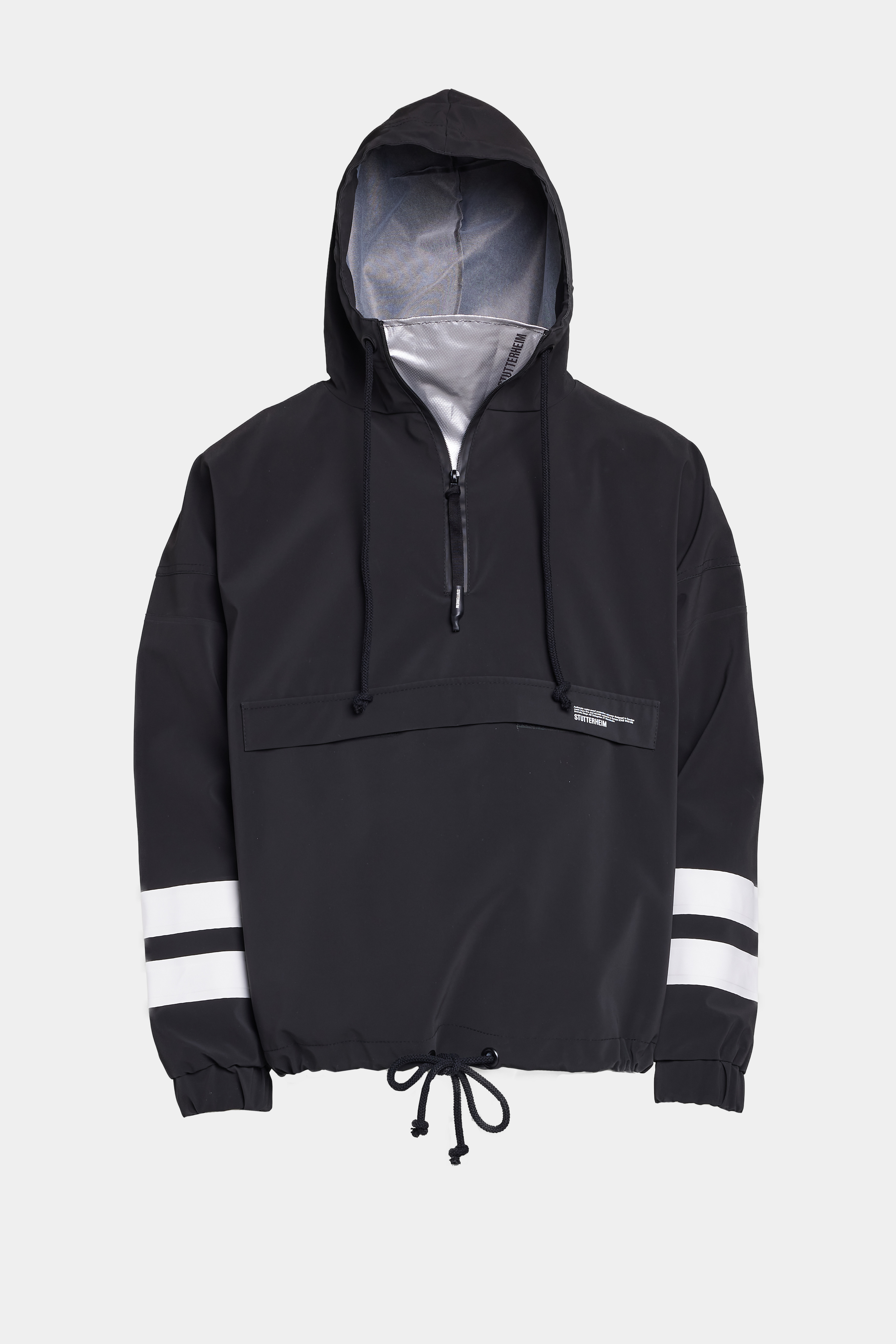 Forsa Stripe Anorak Black - 5