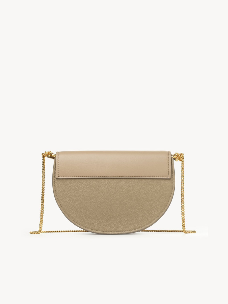 MARCIE CHAIN FLAP BAG IN GRAINED LEATHER 4