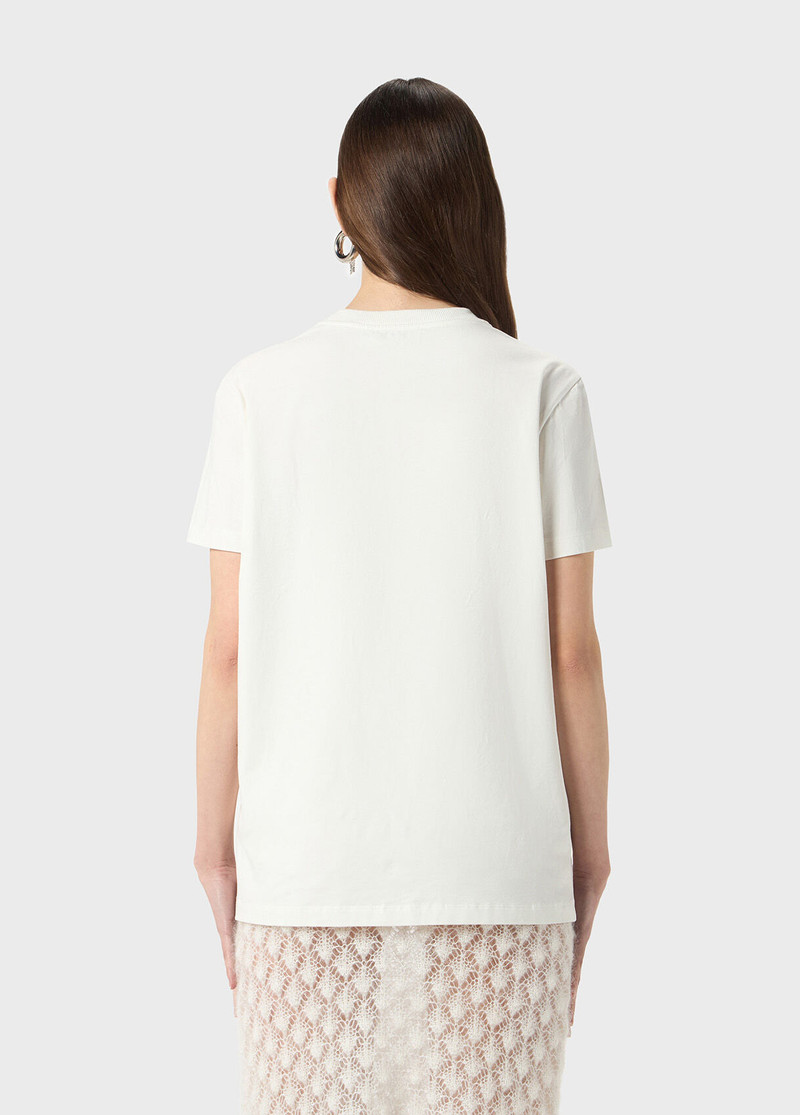 JERSEY T-SHIRT WITH KITTEN PRINT AND LOGO 3