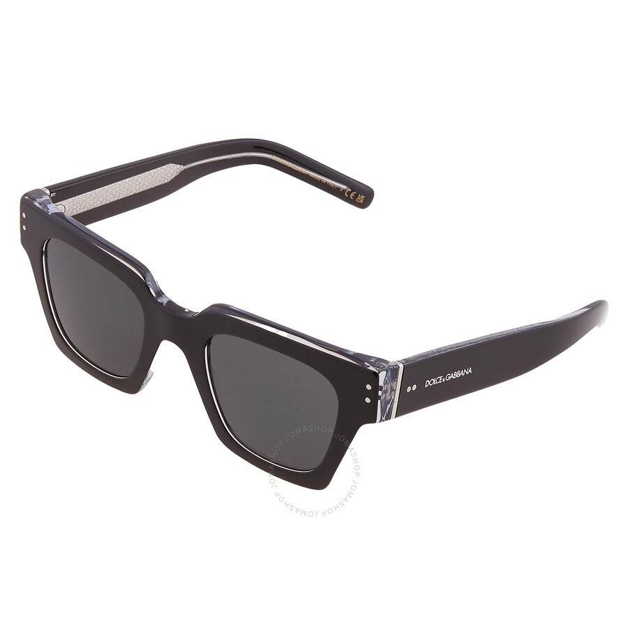 Dolce and Gabbana Grey Square Men's Sunglasses DG4413 675/R5 48 - 3