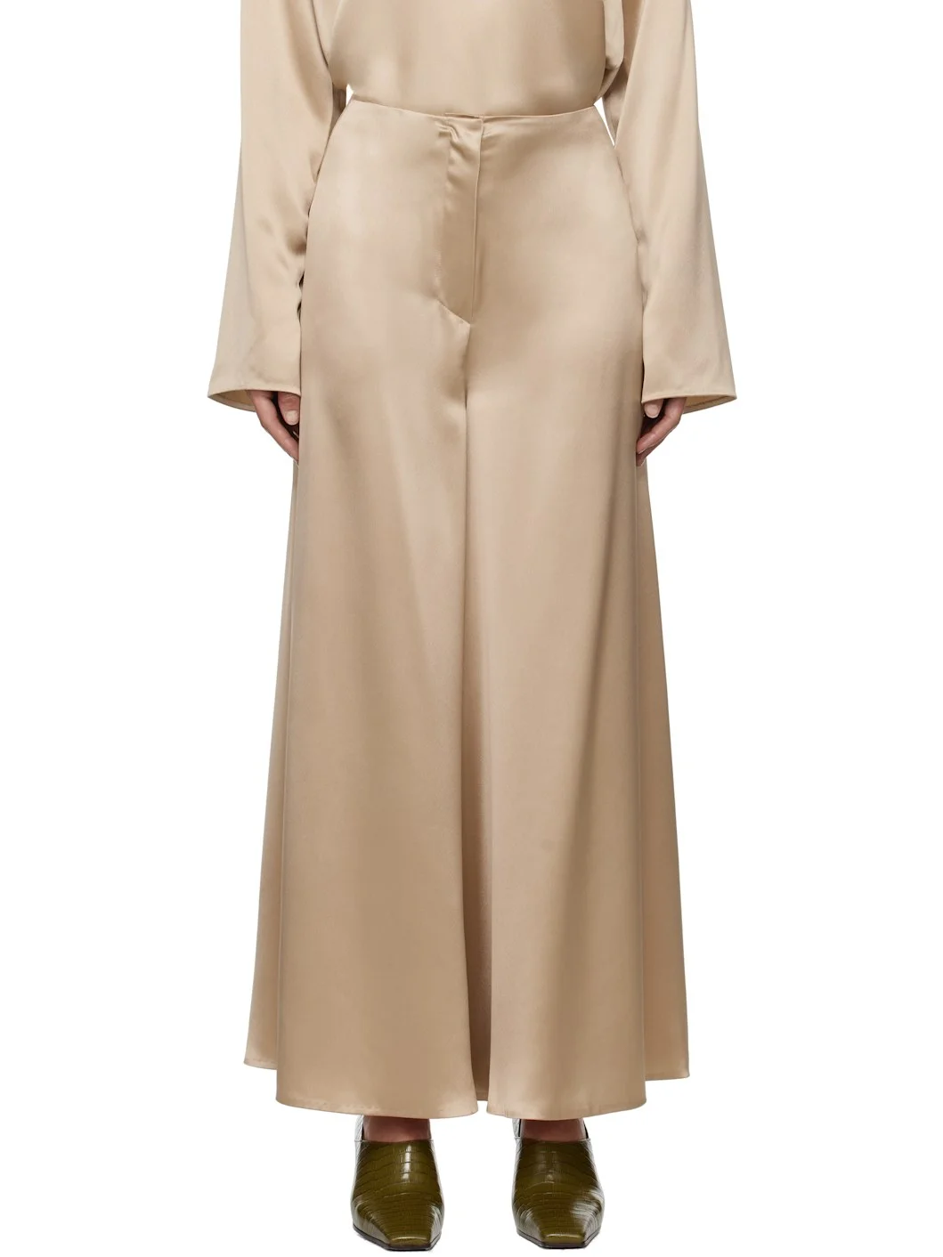 Beige Zaniah Trousers - 1