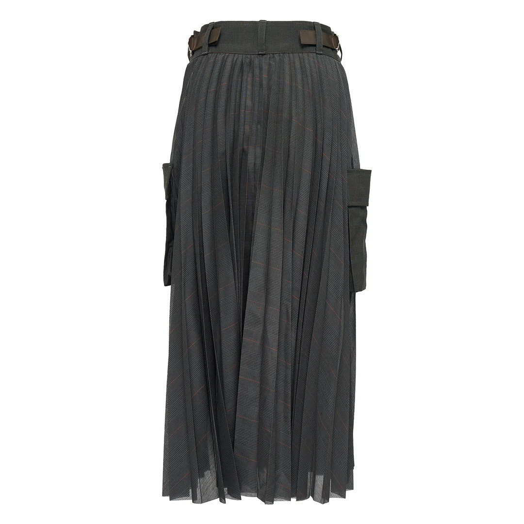 Glen Check Skirt - 2
