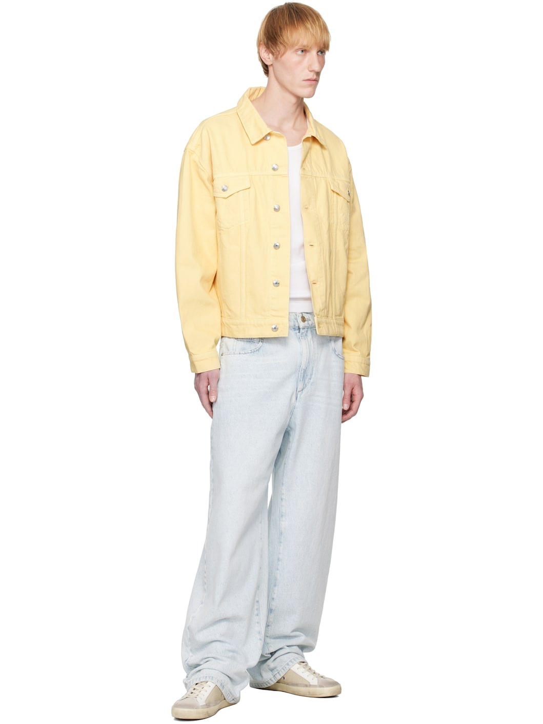 Yellow Trucker Denim Jacket - 4