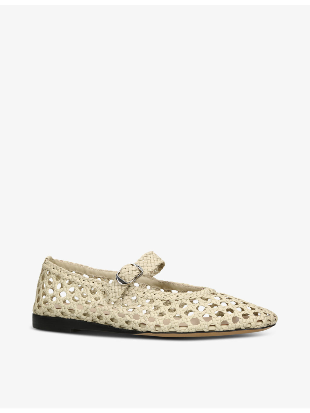 Mary Jane woven leather pumps - 3