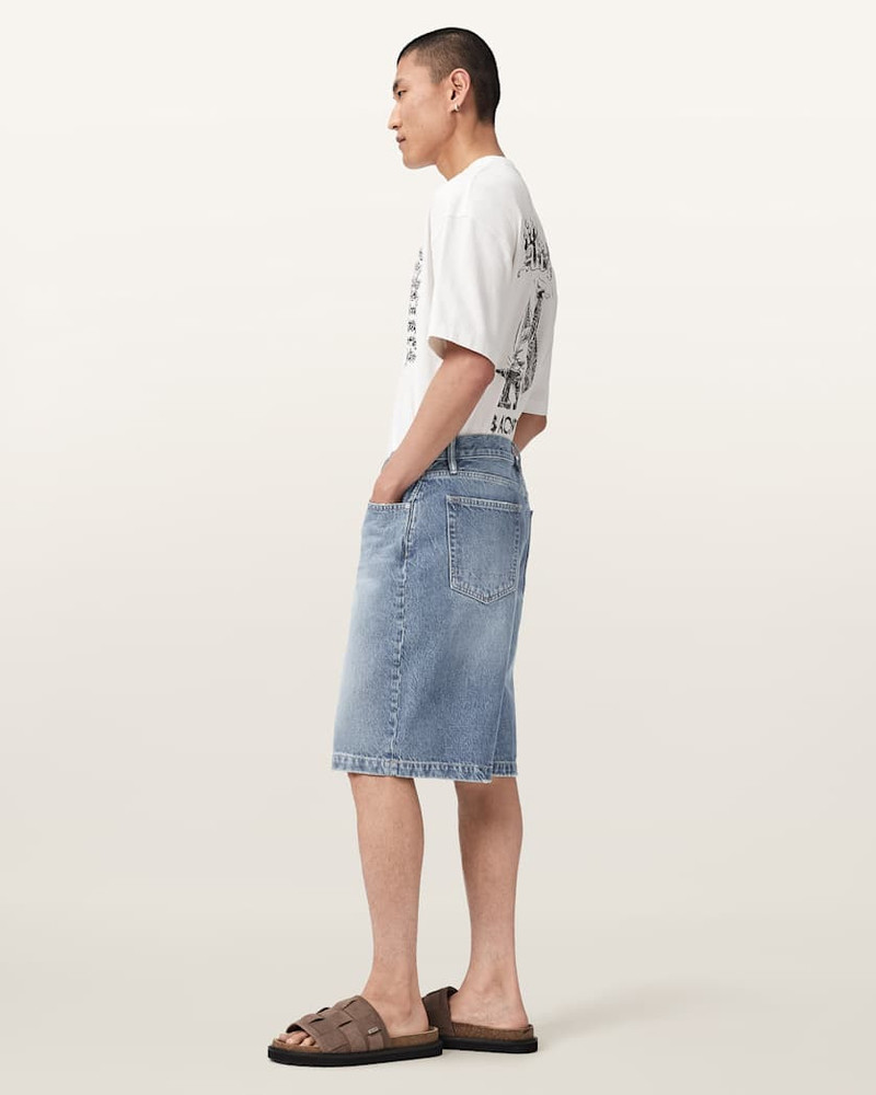 LENNY LOOSE FIT DENIM SHORTS 4