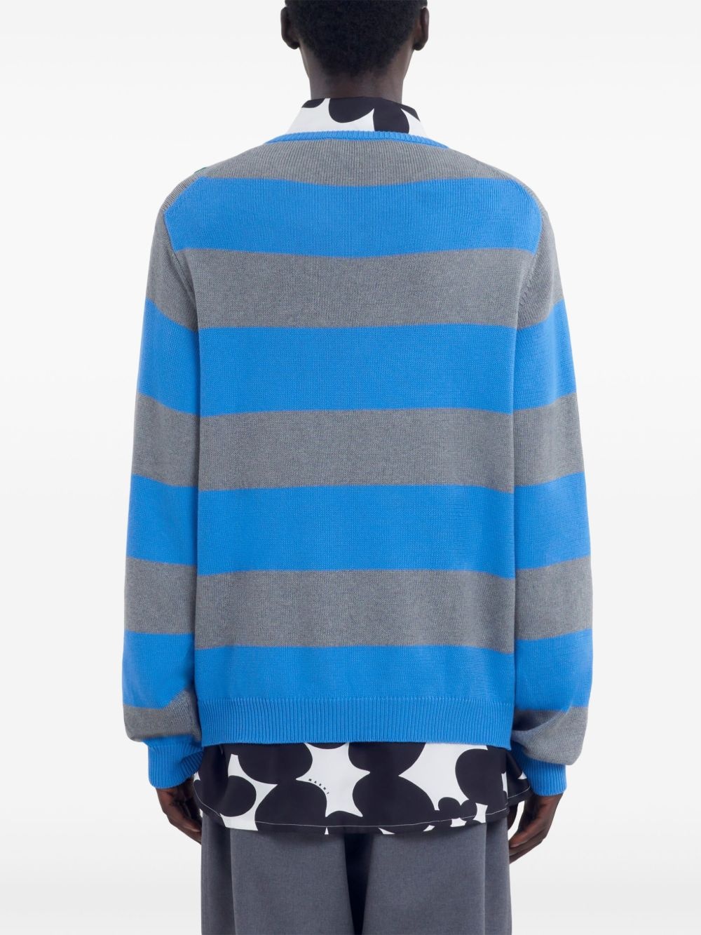 argyle intarsia-knit jumper - 4