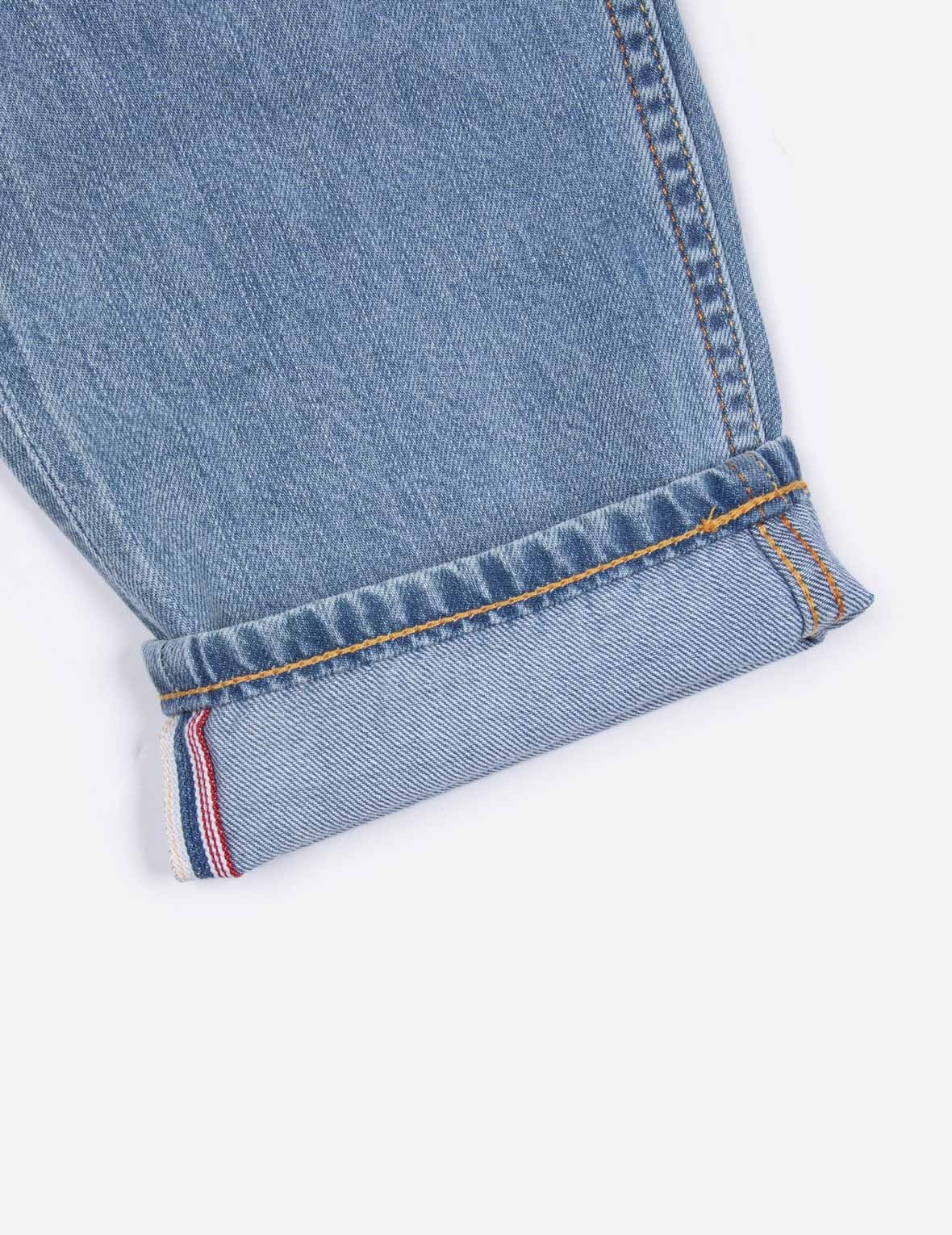 SEAGULL EMBROIDERY AND WISTERIA PRINT RELAX FIT JEANS - 10