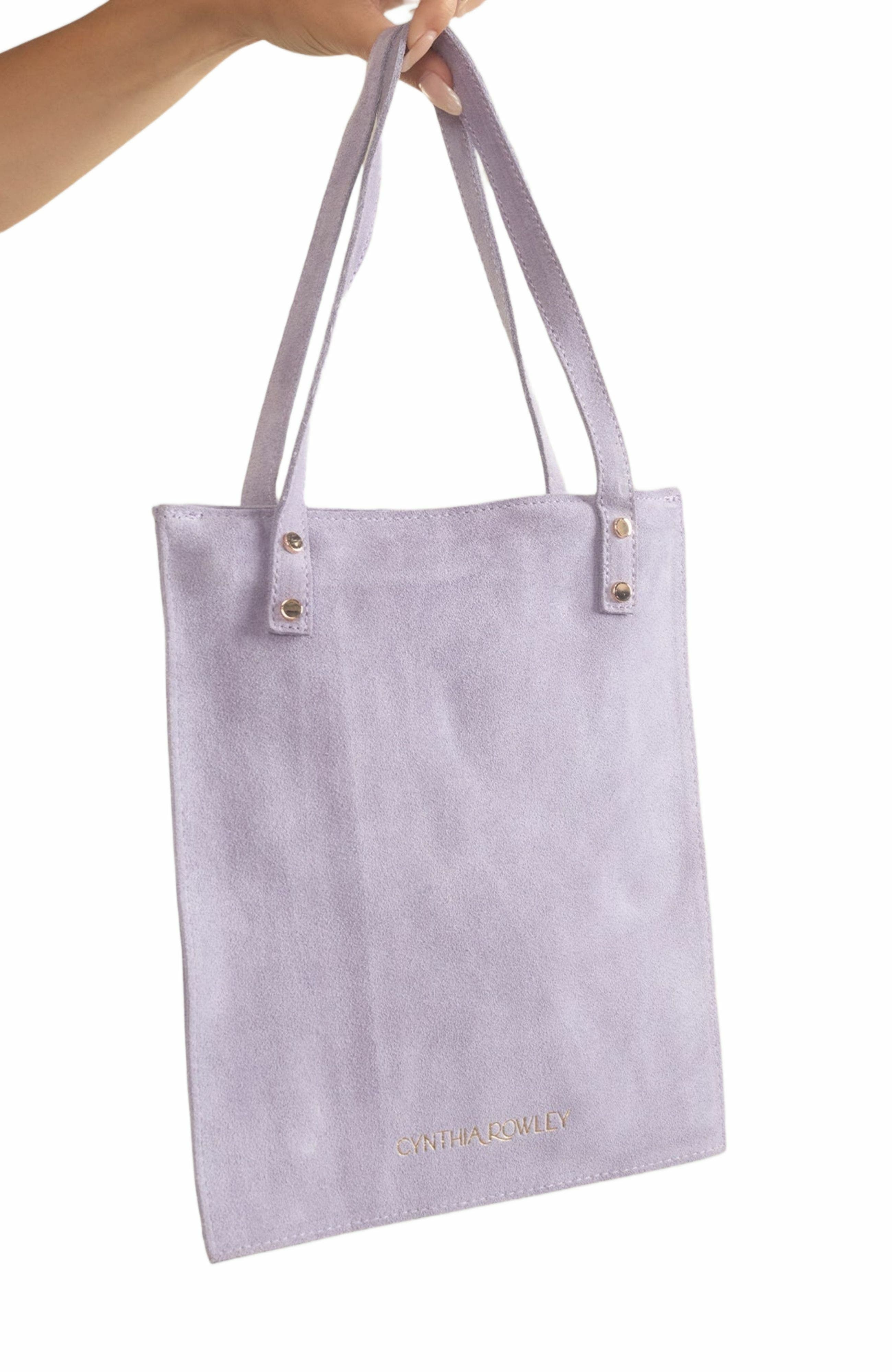 Cynthia Rowley Sleek Suede Tote in Lavender at Nordstrom - 2
