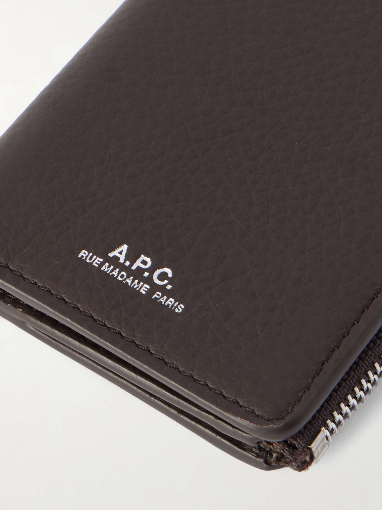Stefan Full-Grain Leather Zipped Cardholder - 3