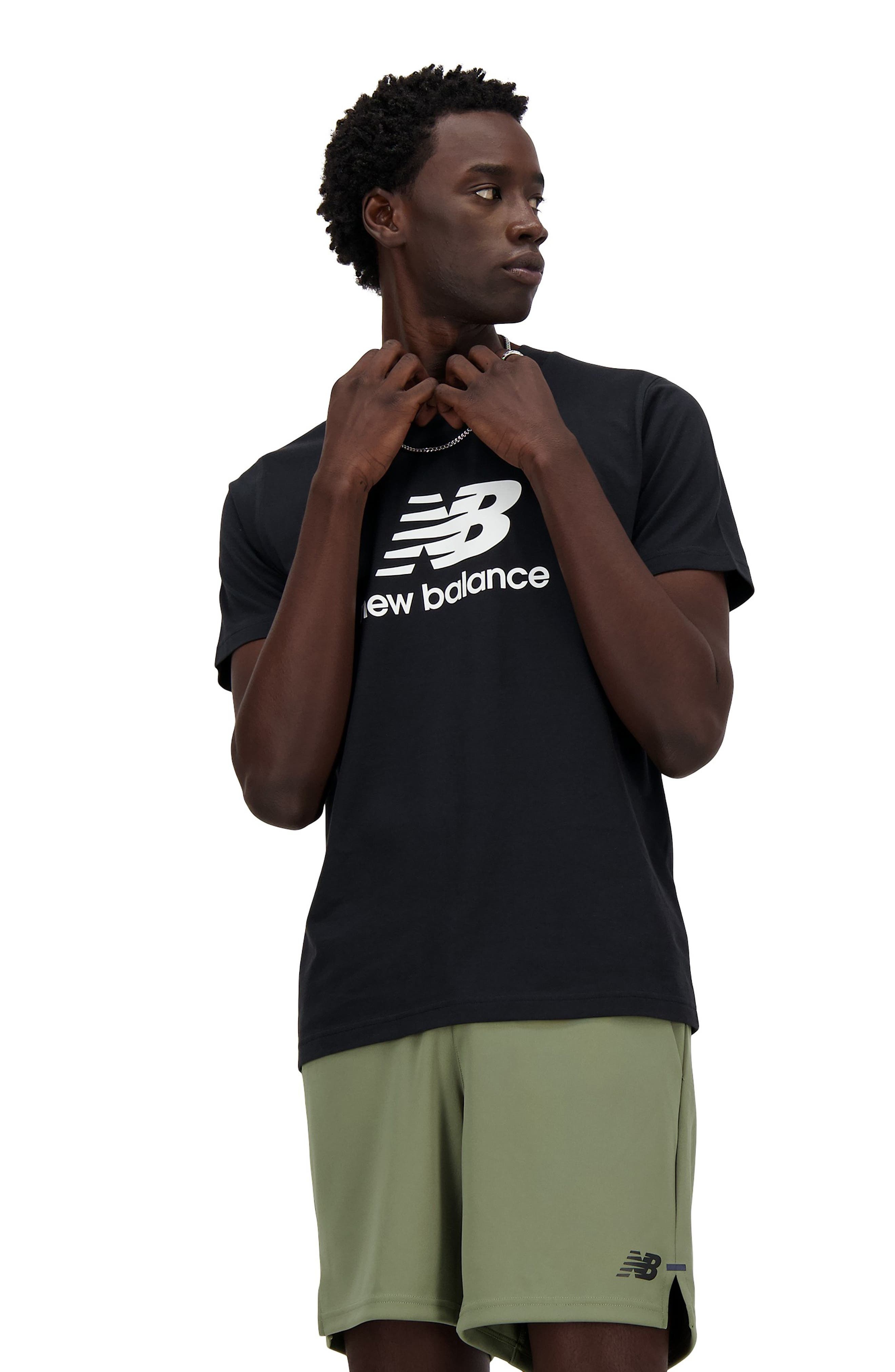 New Balance Sport Essentials Logo Graphic T-Shirt in Black at Nordstrom - 6