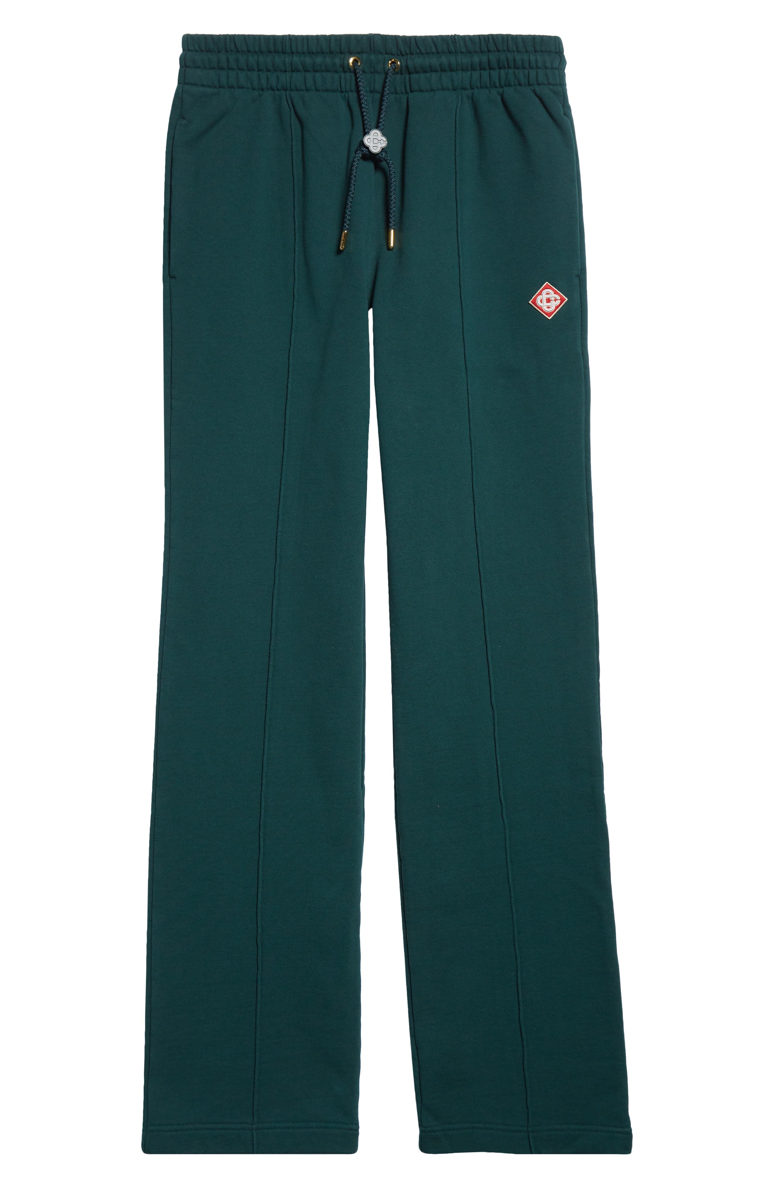 Casablanca Embroidered Diamond Logo Patch Track Pants in Green at Nordstrom - 6
