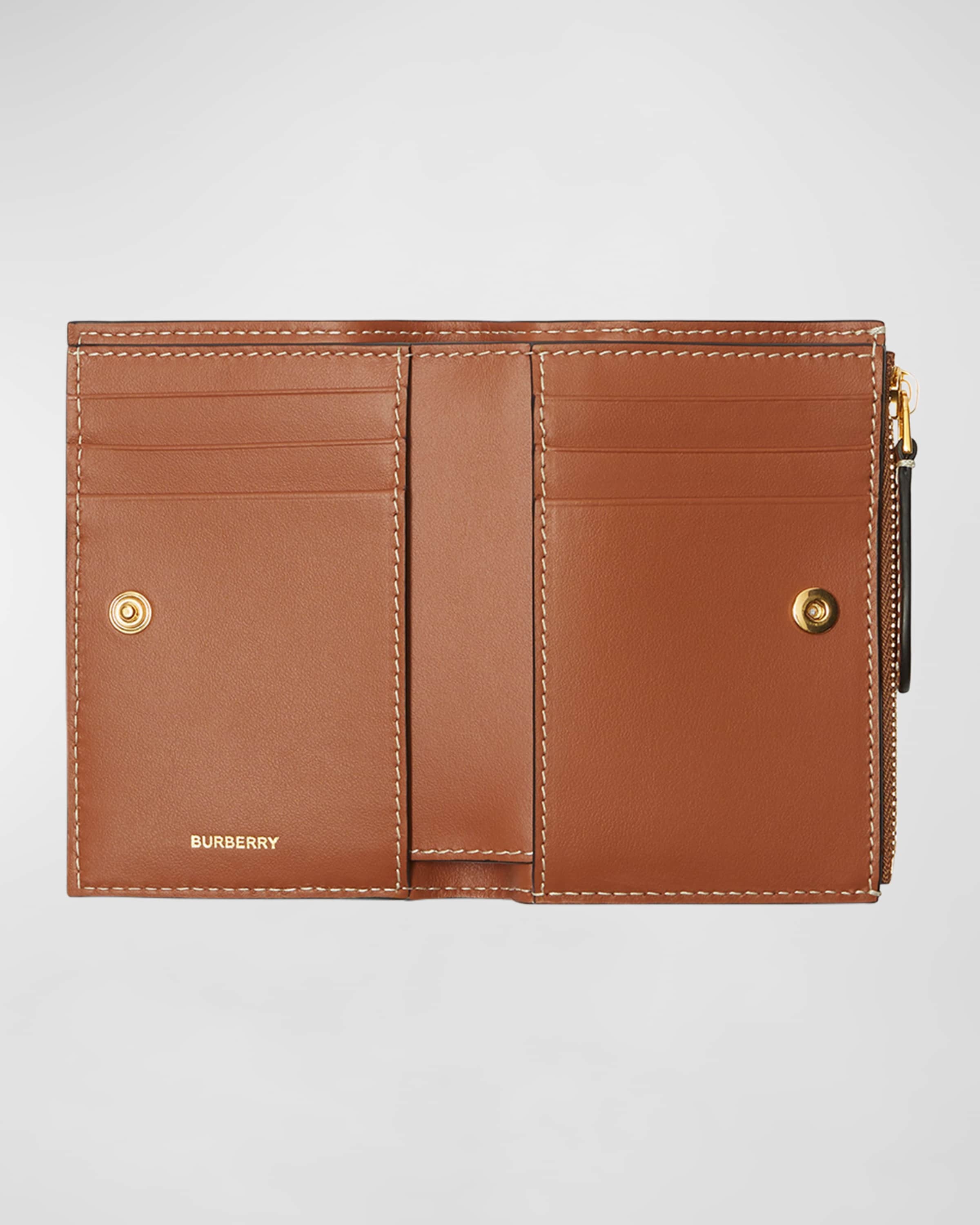 Small Check Bifold Wallet - 4