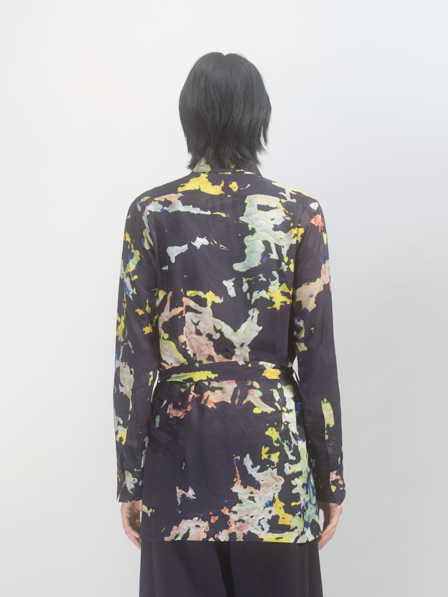 FLORAL PYJAMA SHIRT - 4