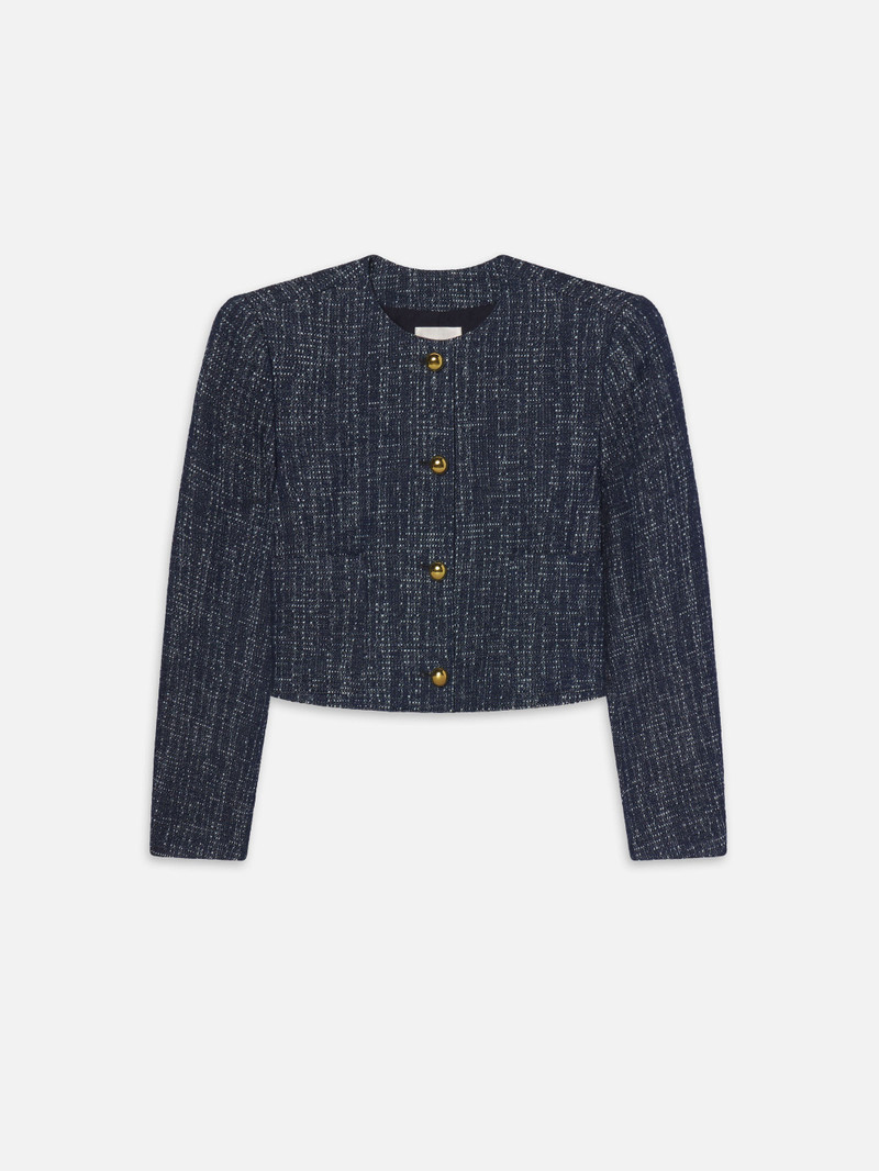 The Tweed Jacket in Indigo - 1
