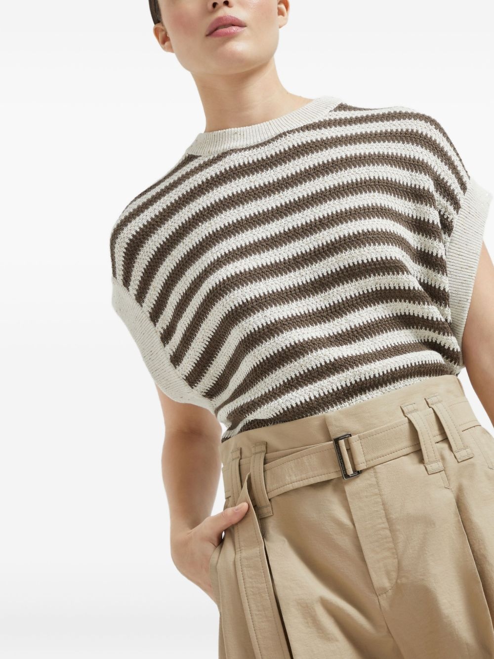 belted trousers - 5