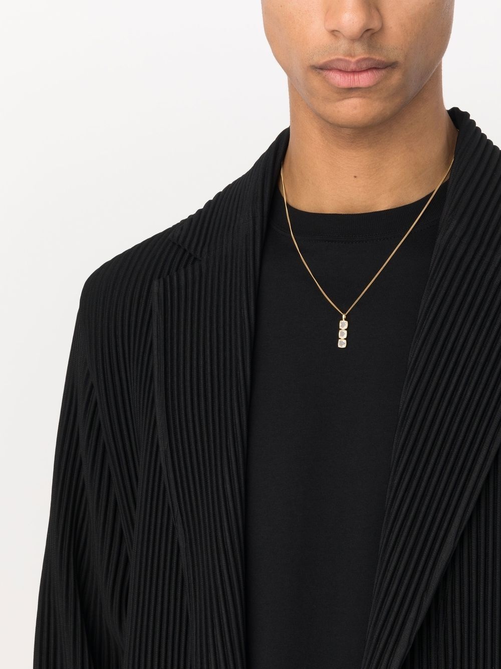 delicate crystal-embellished necklace - 2