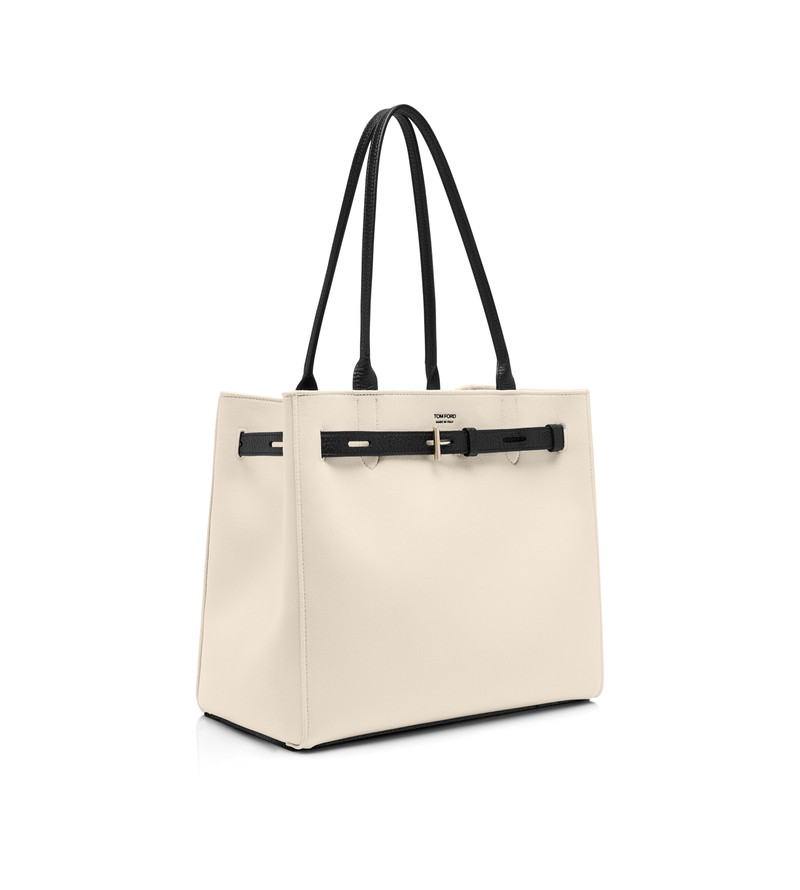 TOM FORD CANVAS AND LEATHER AUDREY MEDIUM TOTE outlook