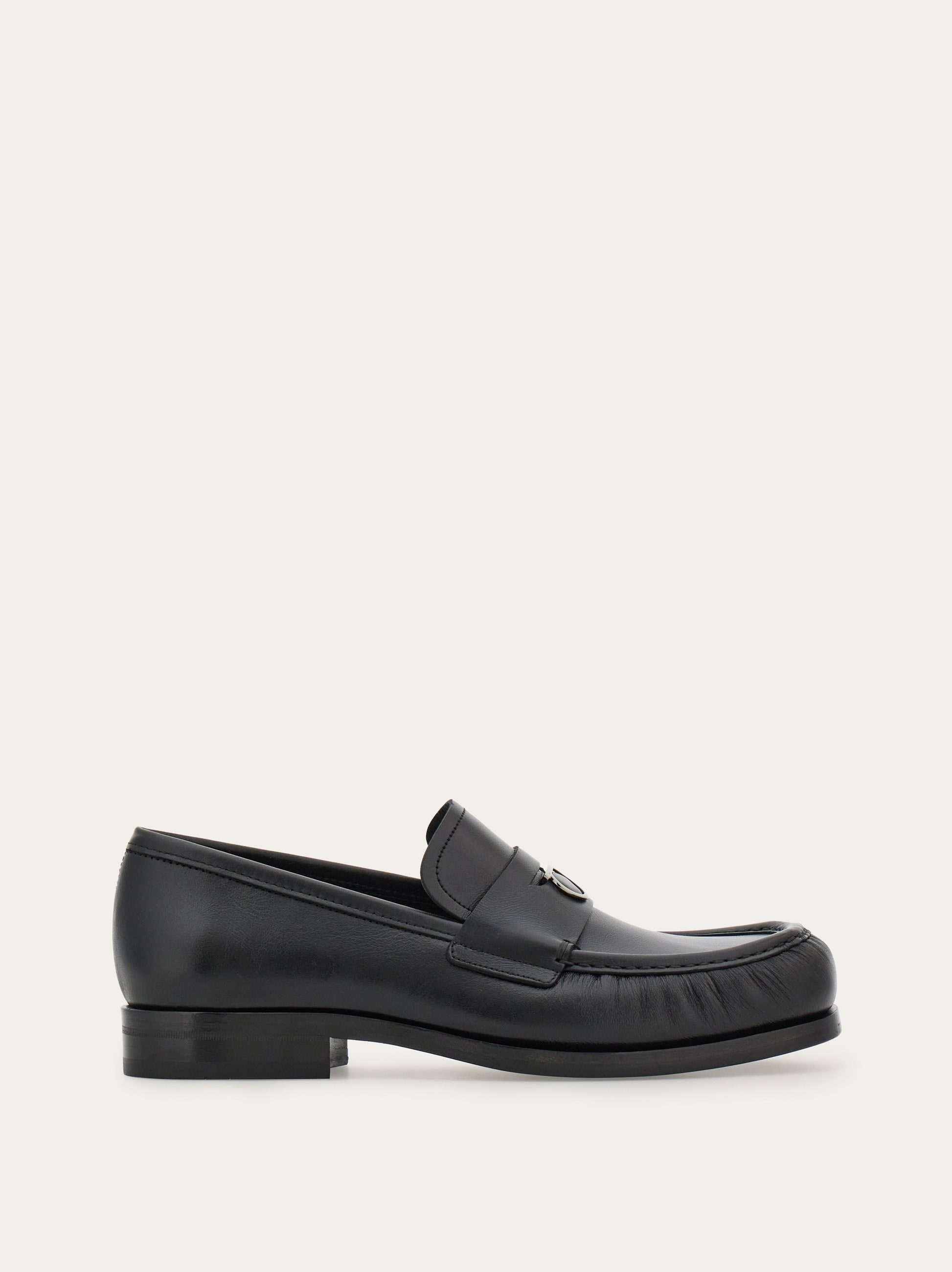 Penny loafer with Gancini ornament - 1