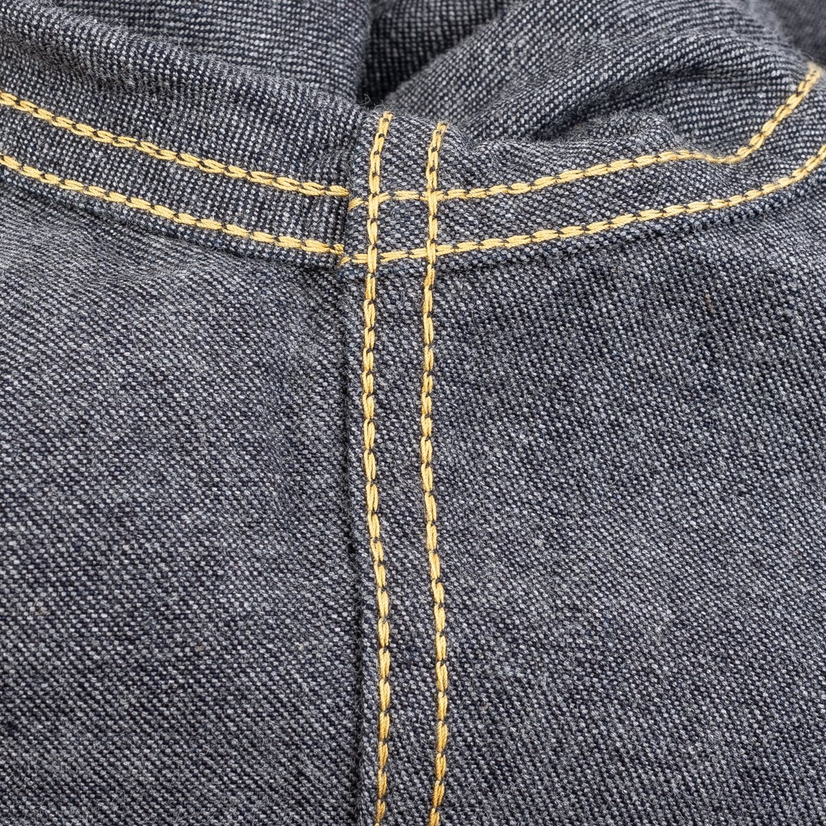 IHSH-350-IND 10oz Selvedge Denim Western Shirt - Indigo - 16