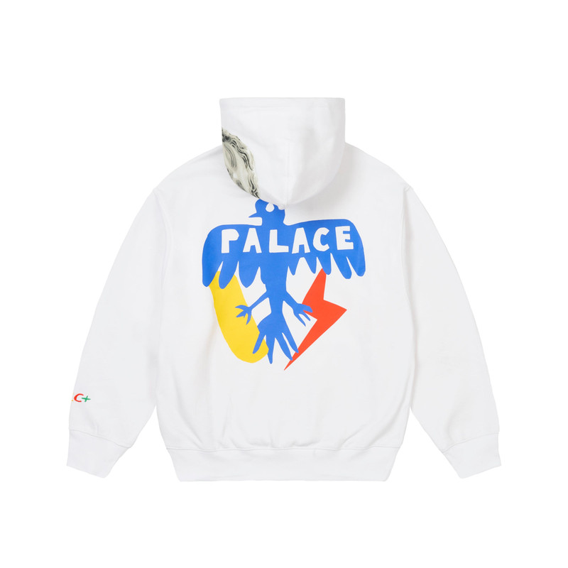 PALACE PALACE JCC+ HOOD WHITE outlook