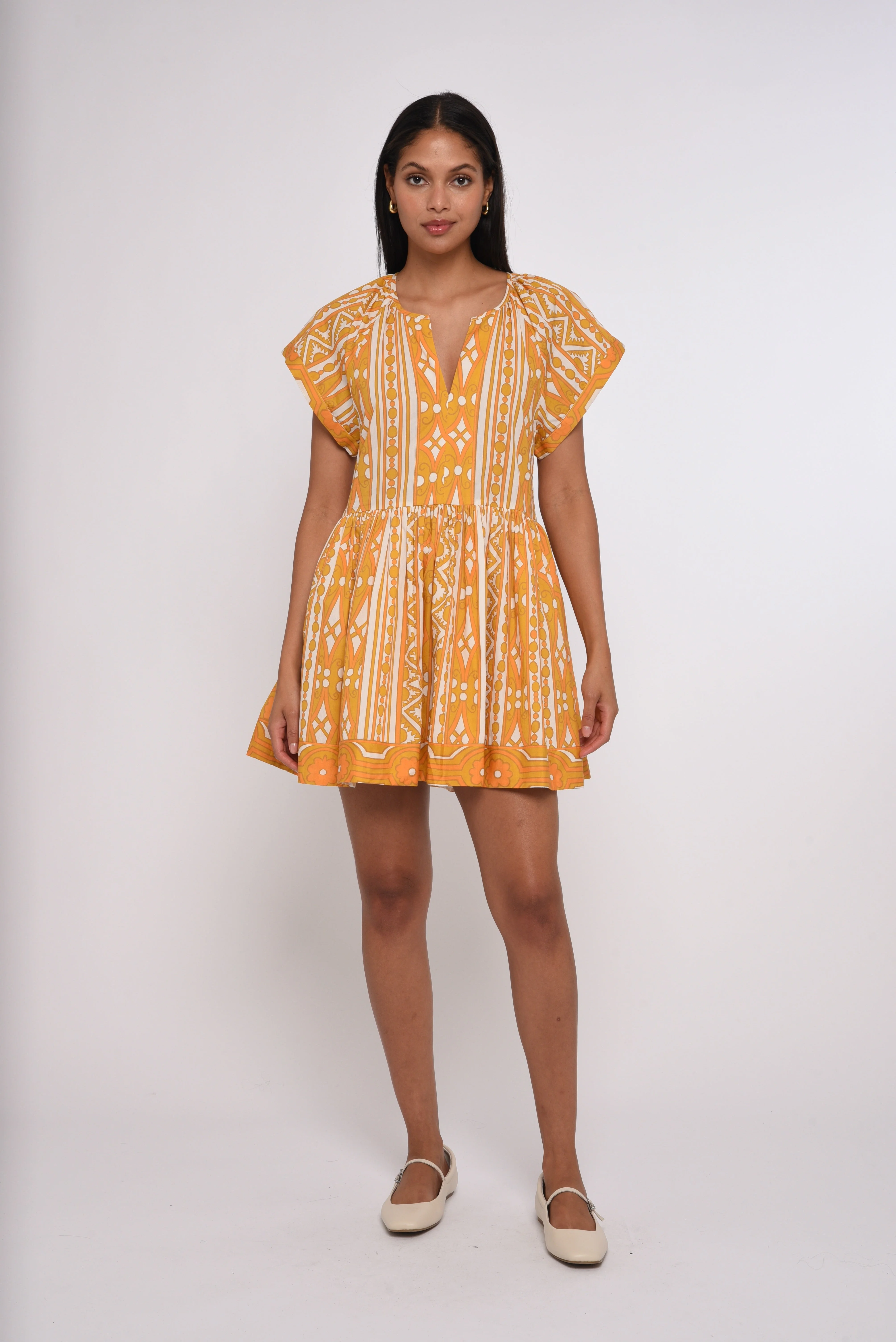 Zelda Shirt Sleeve Dress - 1