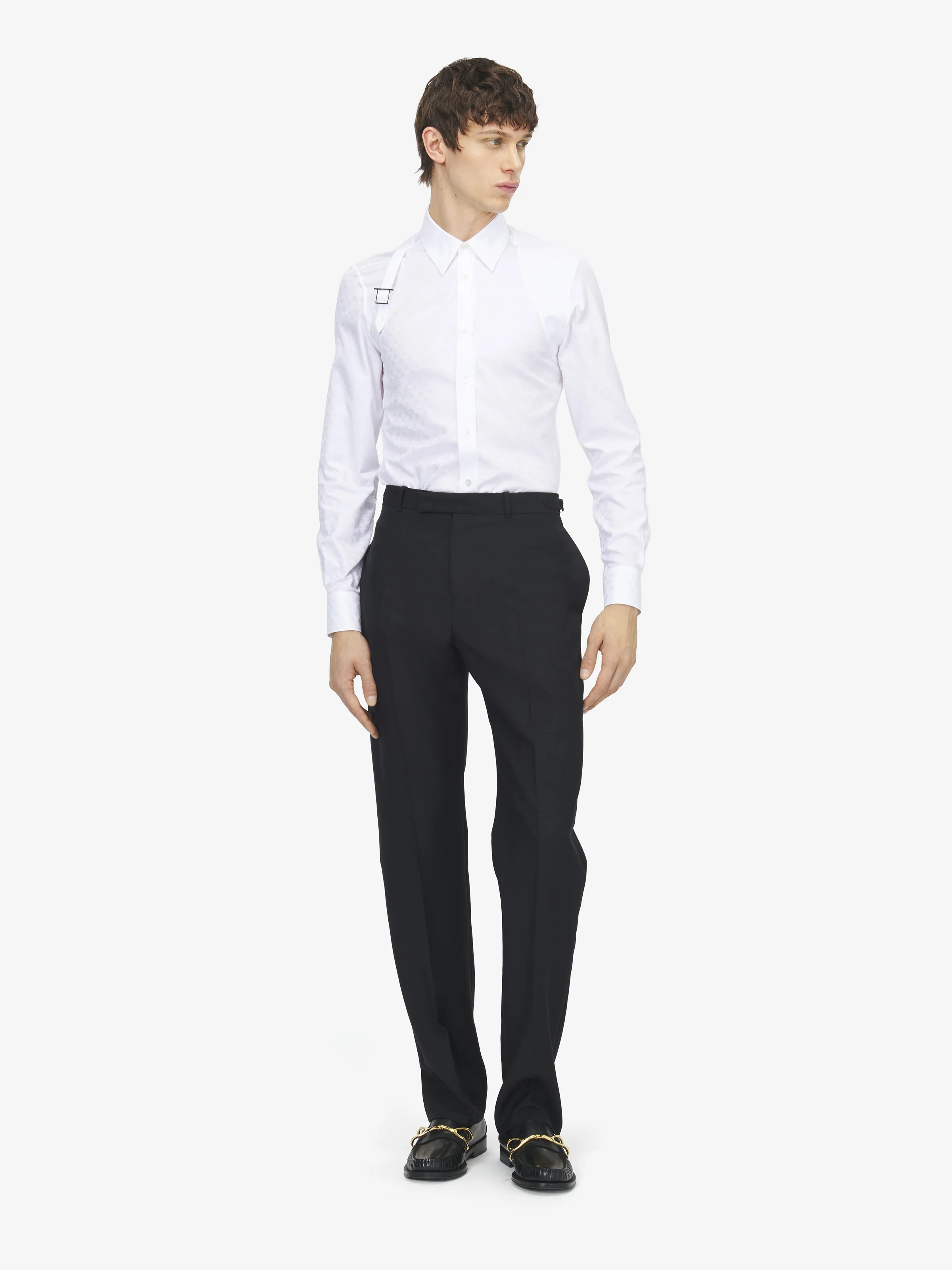 Skull Jacquard Harness Shirt - 1