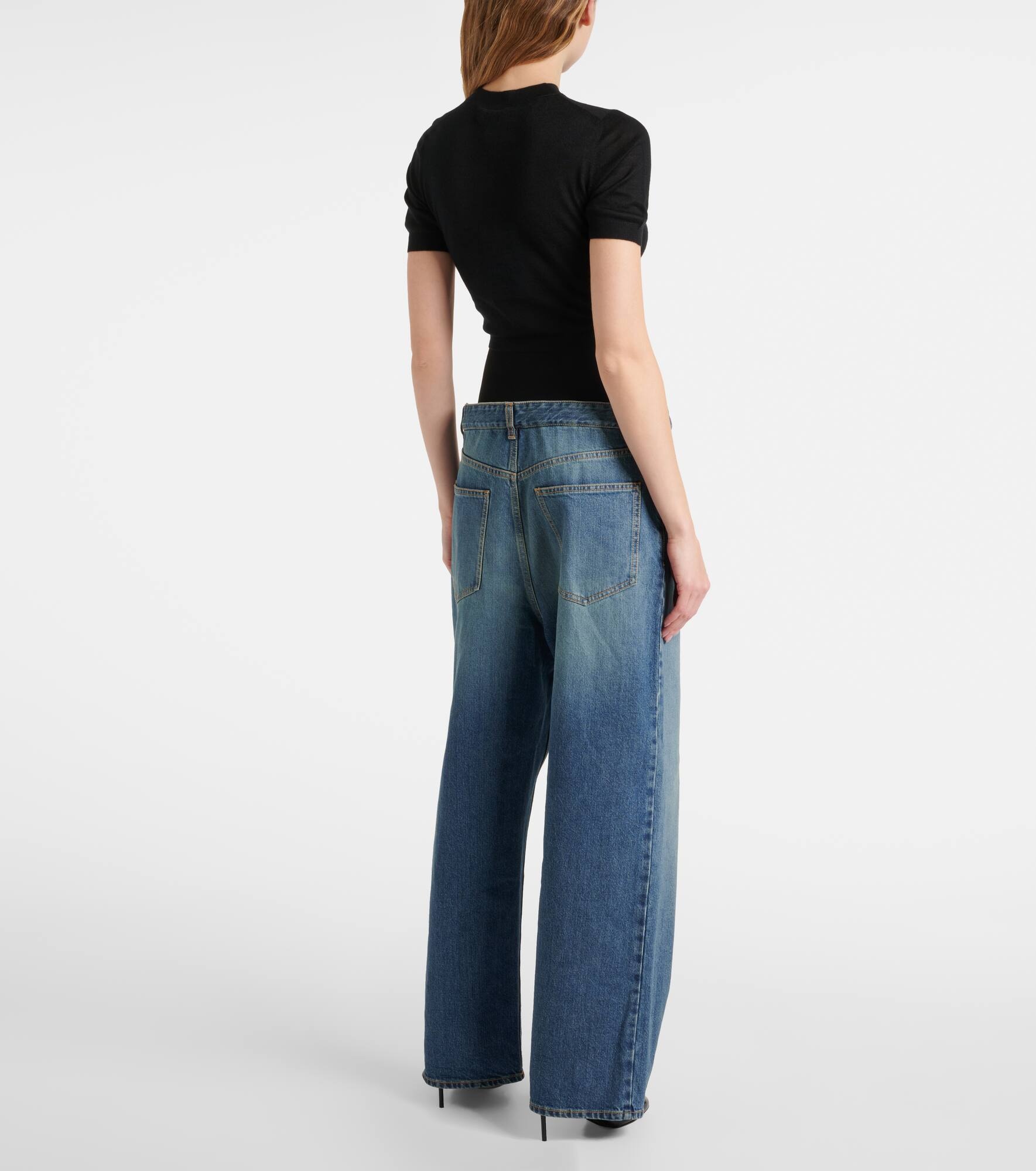 Cropped cashmere top - 3