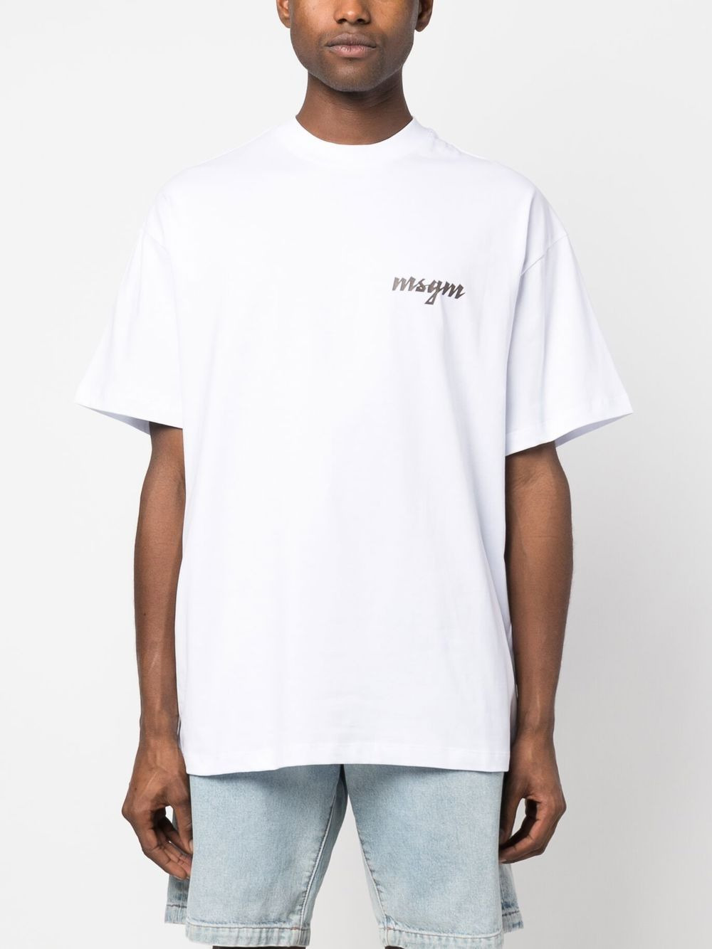 logo-print T-shirt - 3