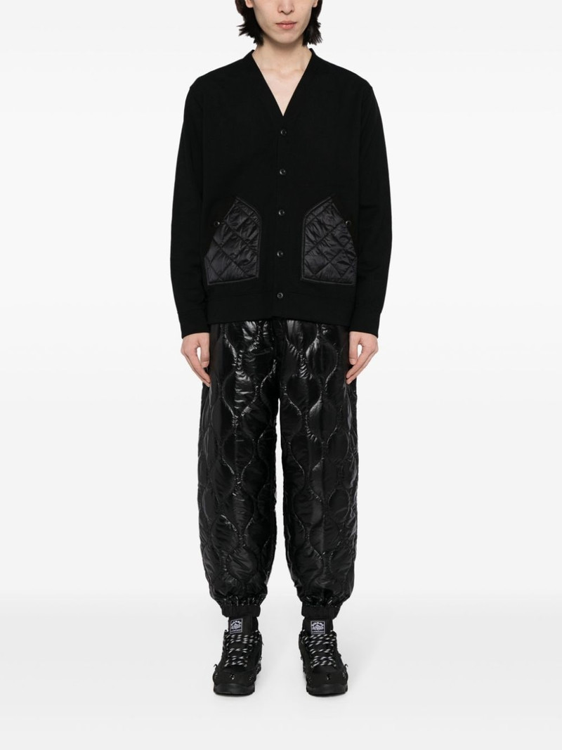 Junya Watanabe MAN quilted straight-leg trousers outlook