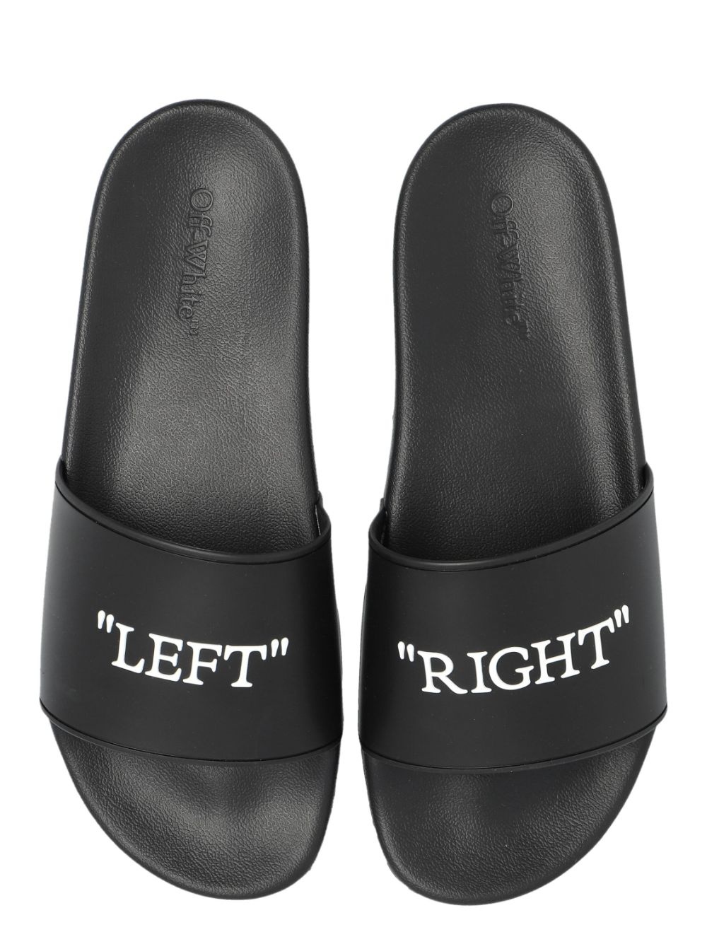 Off White x Virgil Abloh logo print slides REVERSIBLE