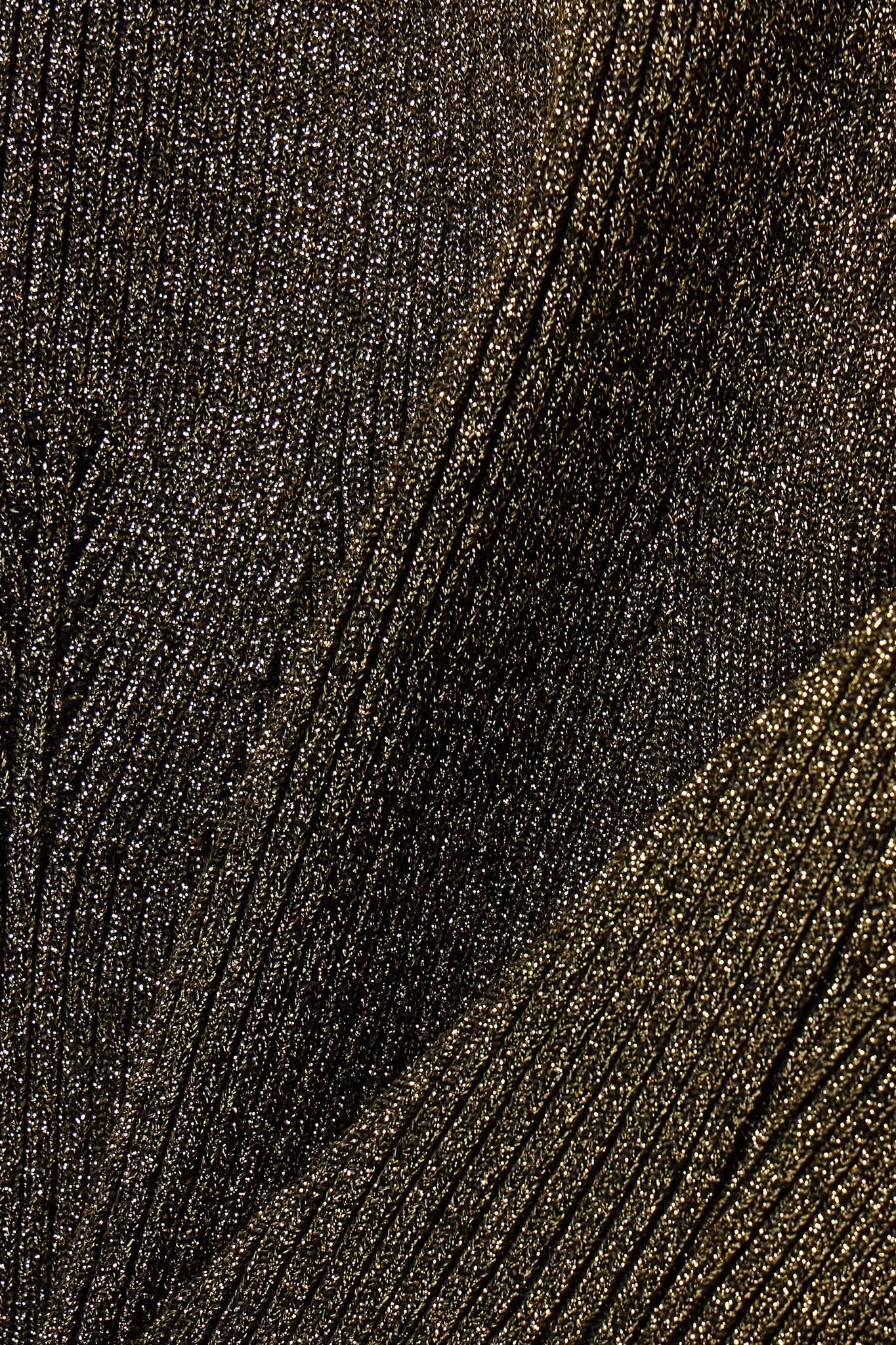 Maria off-the-shoulder metallic ribbed-knit sweater - 4