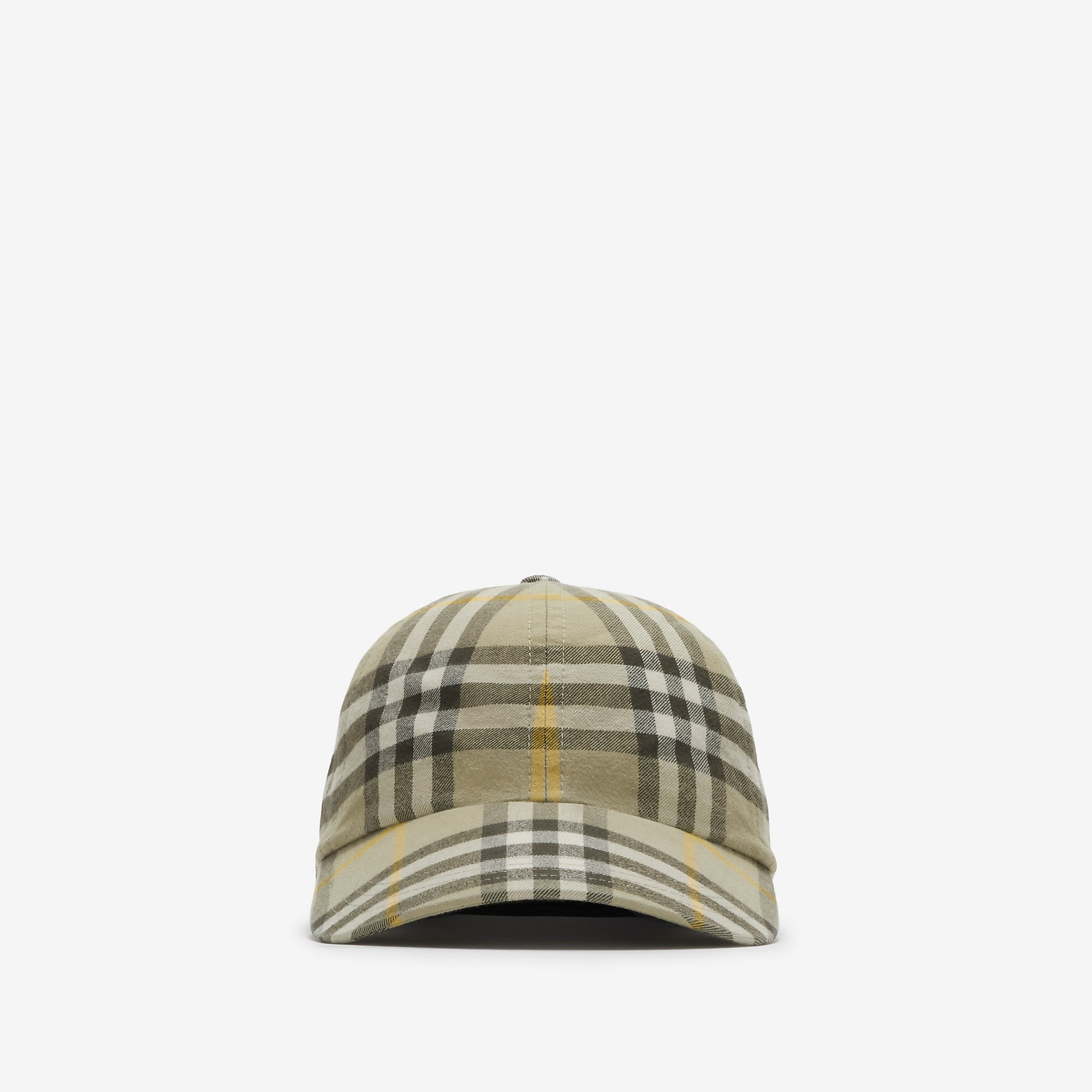 Check Cotton Baseball Cap - 1