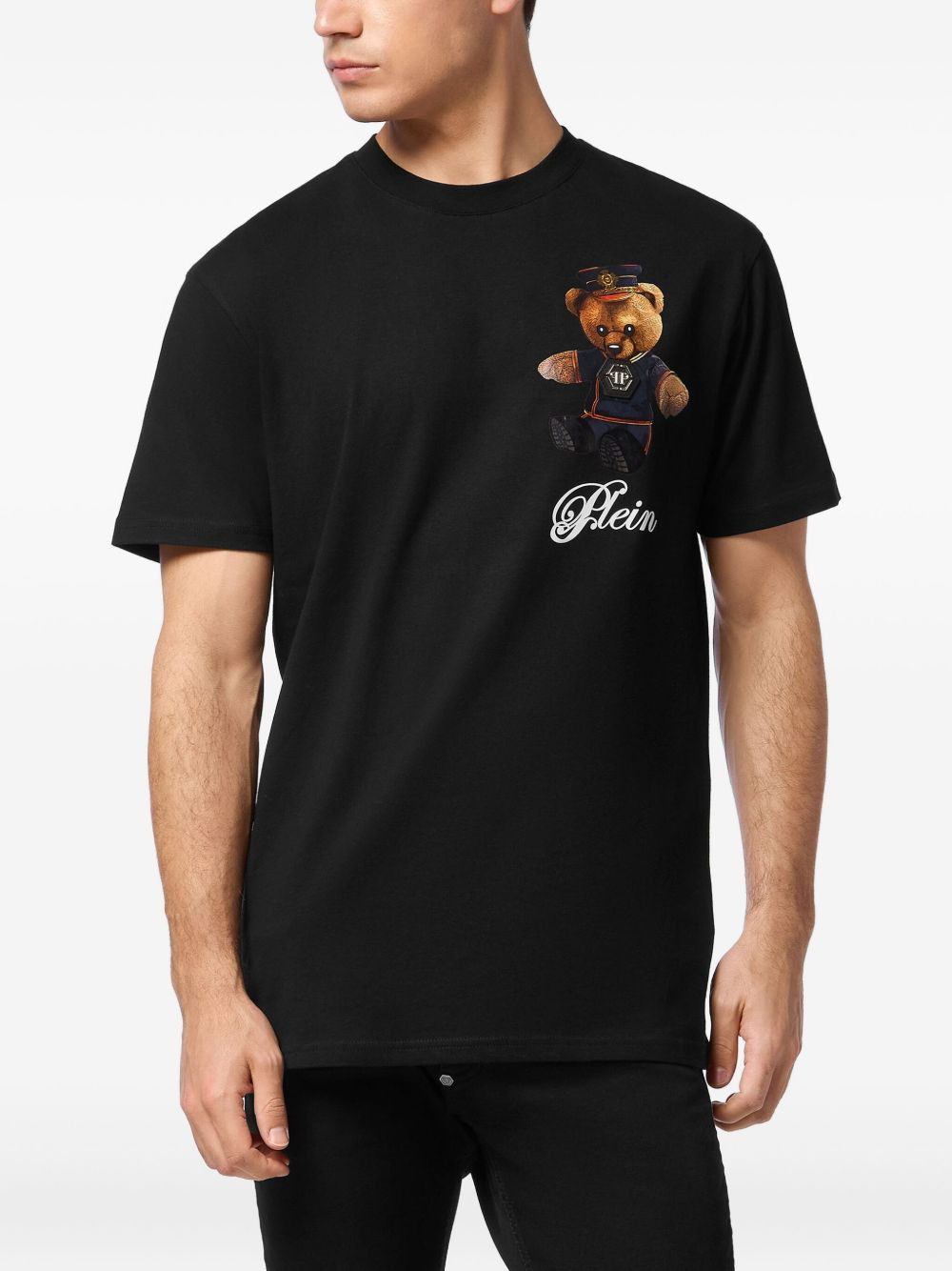 teddy bear-print T-shirt - 2
