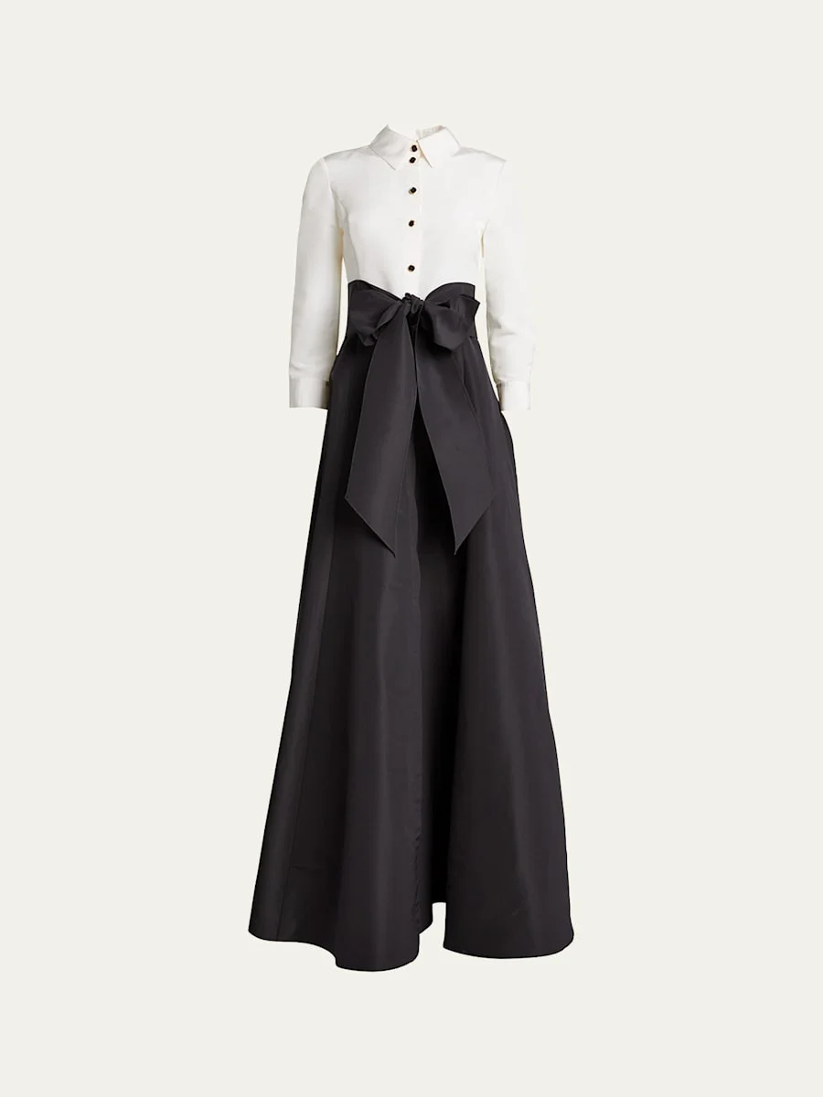 Icon Two-Tone Trench Gown - 1