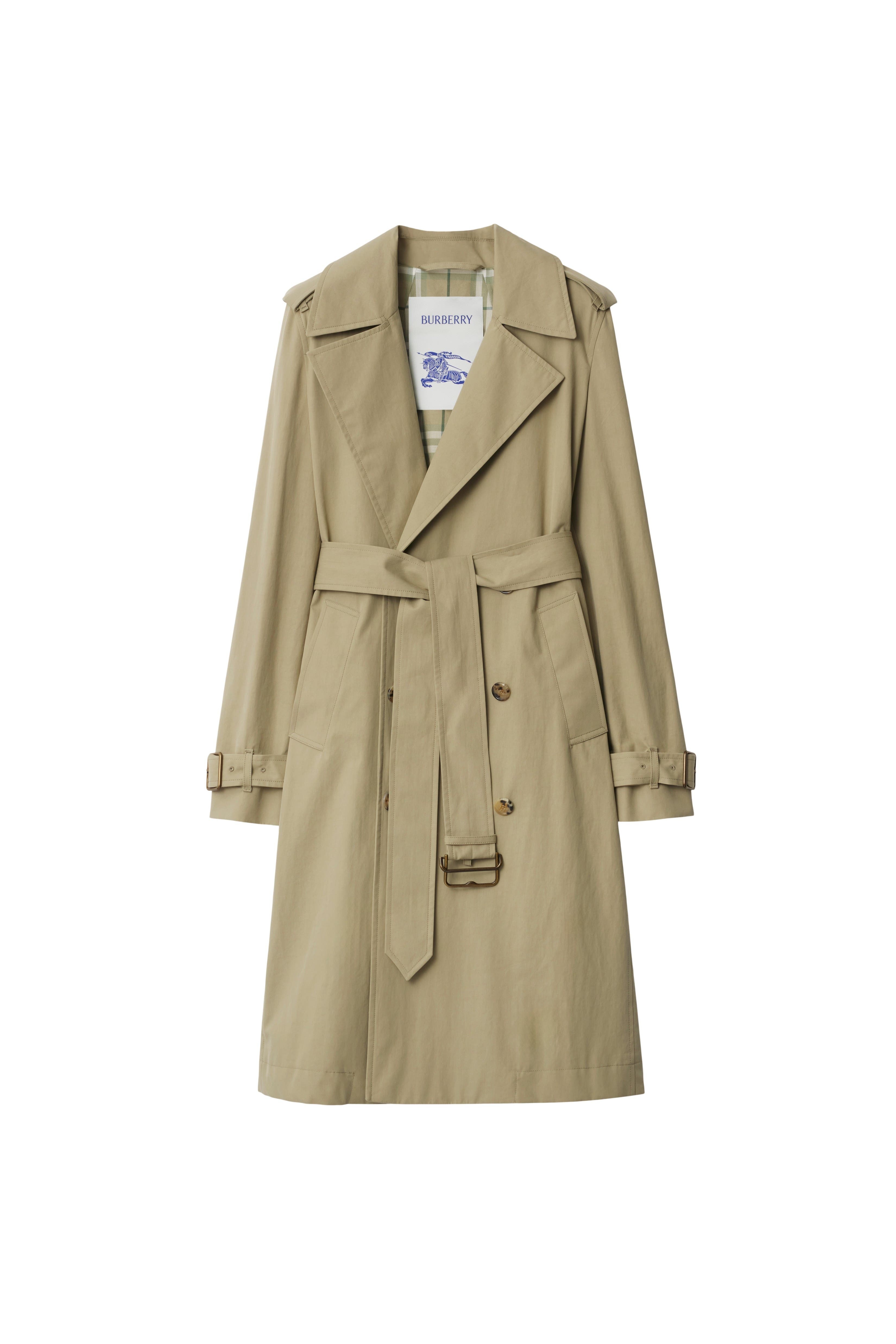 burberry Long Gabardine Trench Coat in Skylark at Nordstrom - 2