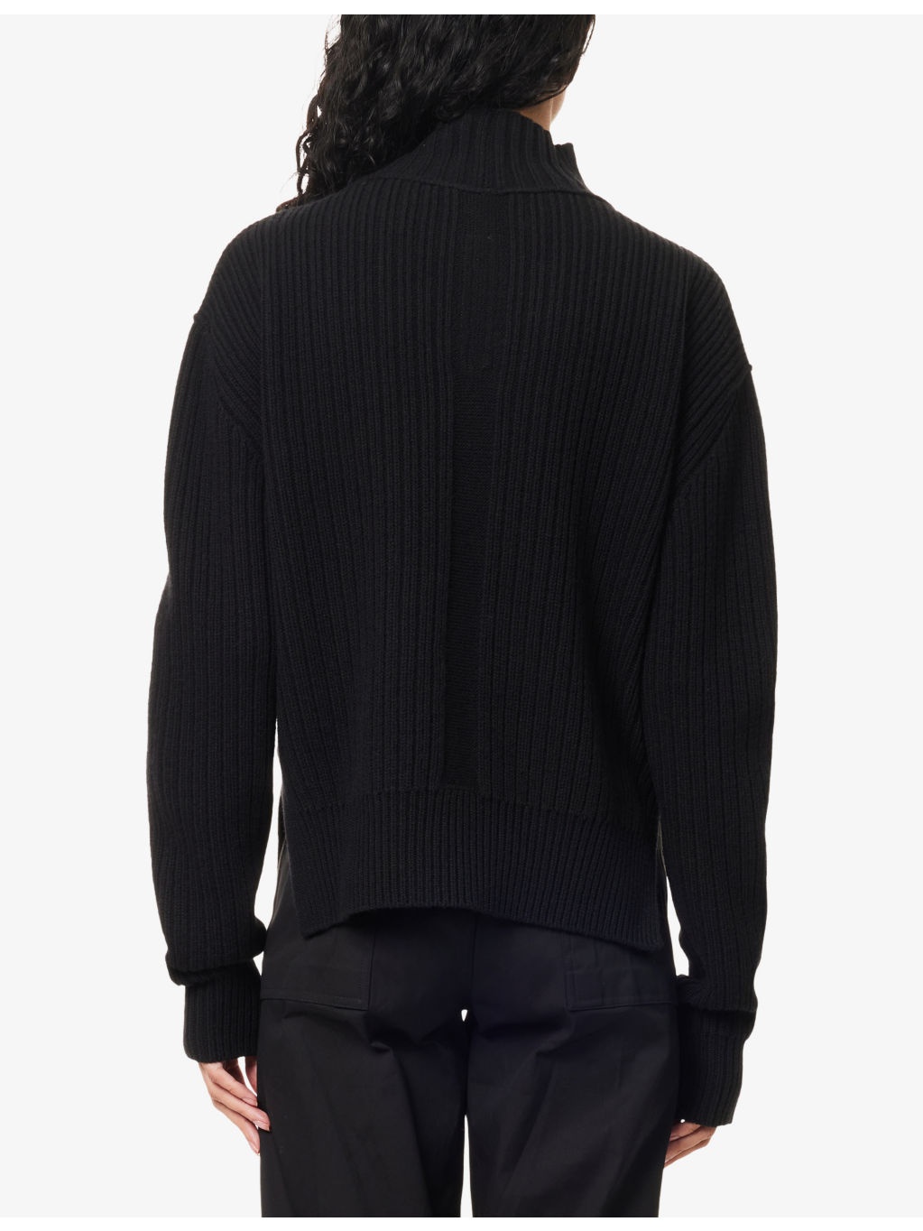 Fisherman Turtleneck Wool Jumper - 4