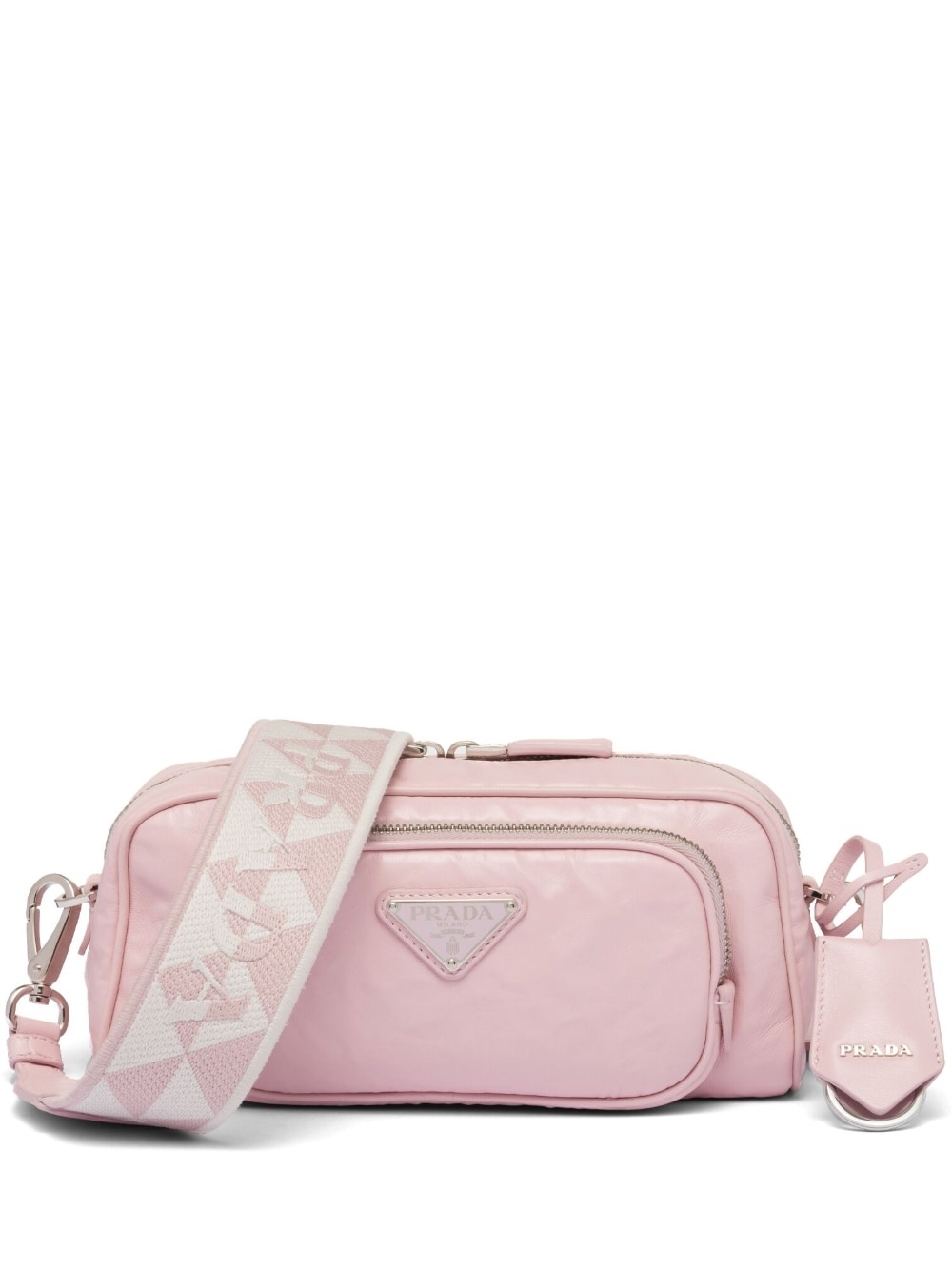 Nappa antique leather multi-pocket shoulder bag - 1