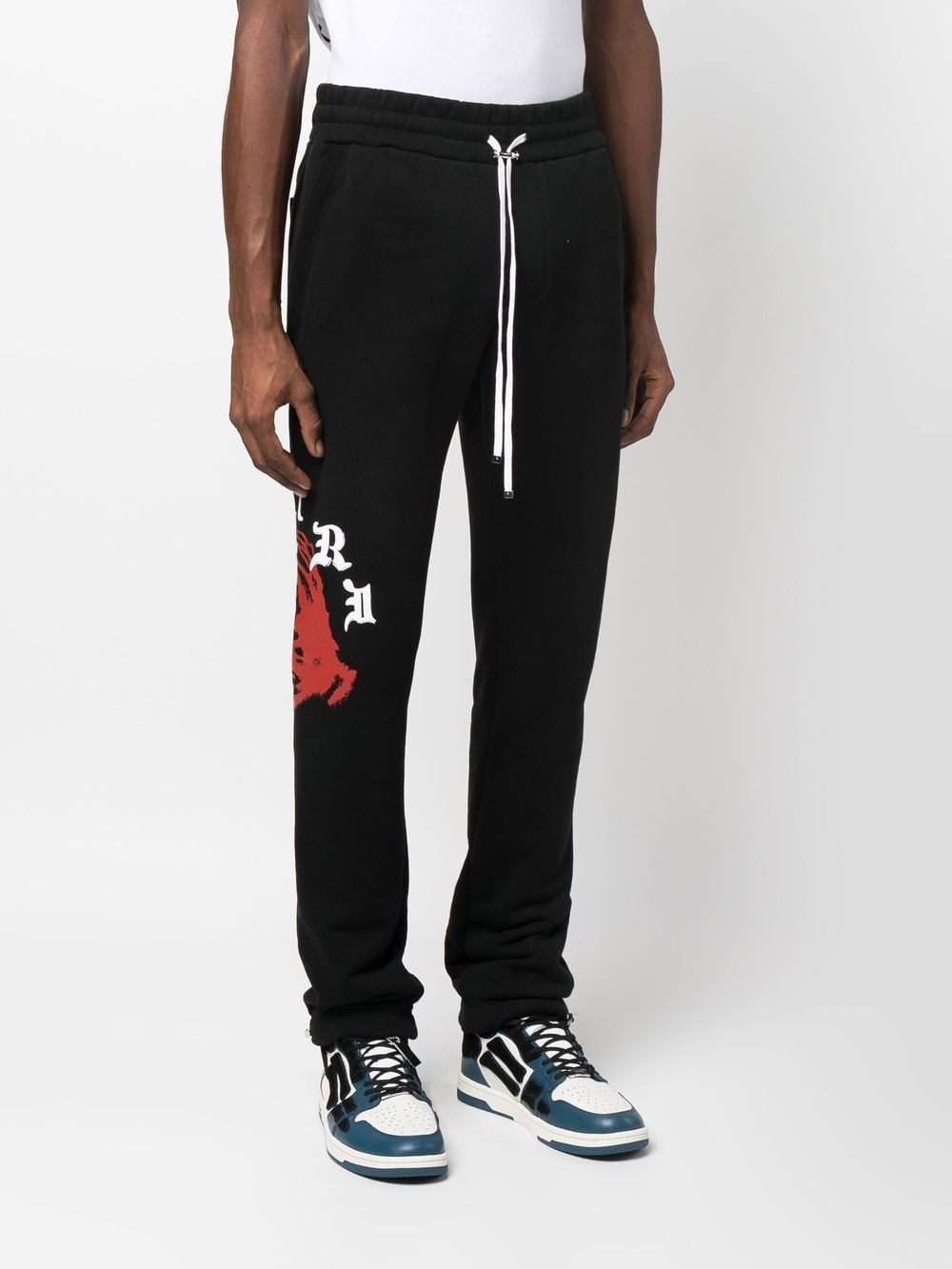 logo-print track pants - 3