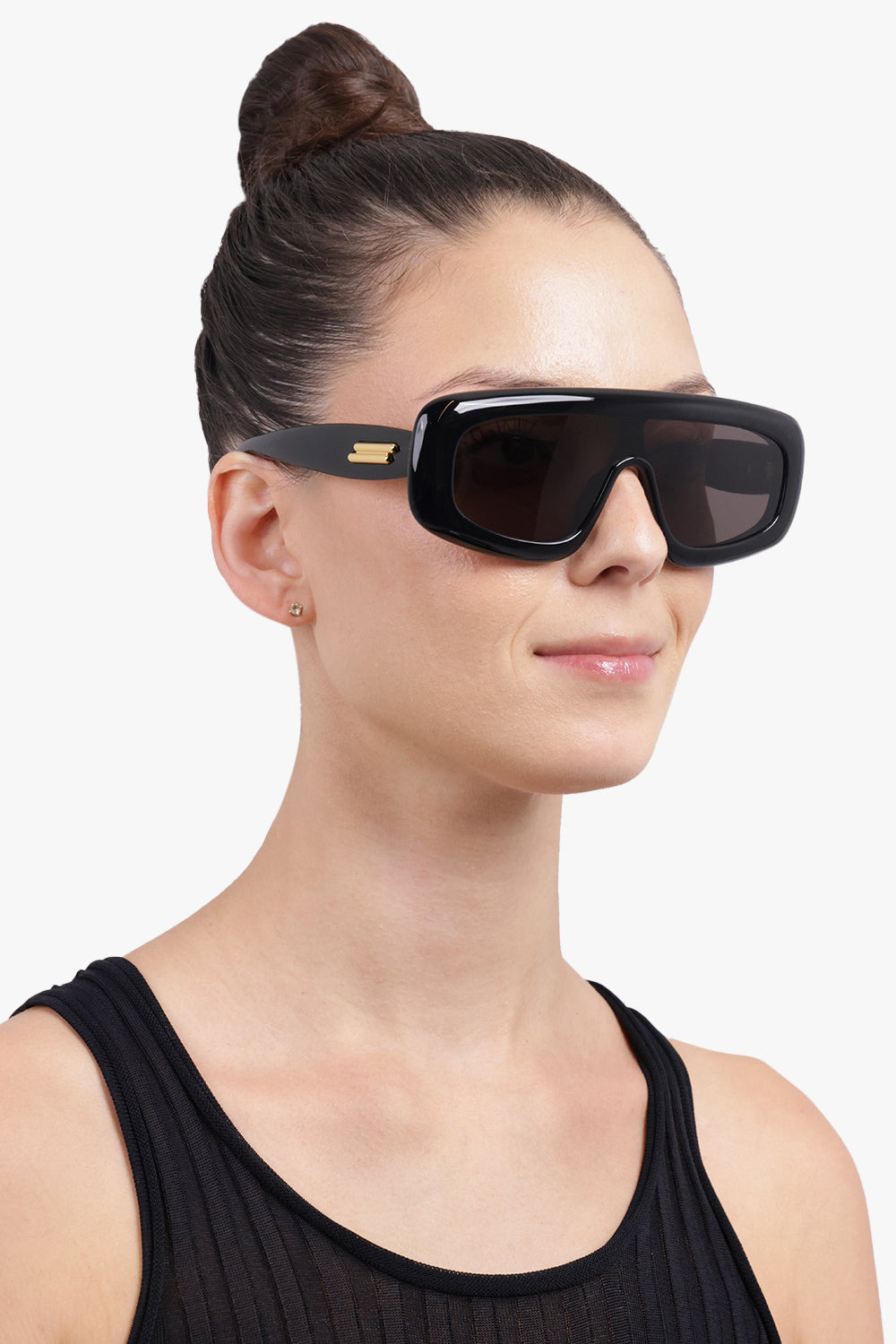 BV12181S CHUNKY RECTANGLE SUNGLASSES | BLACK - 5