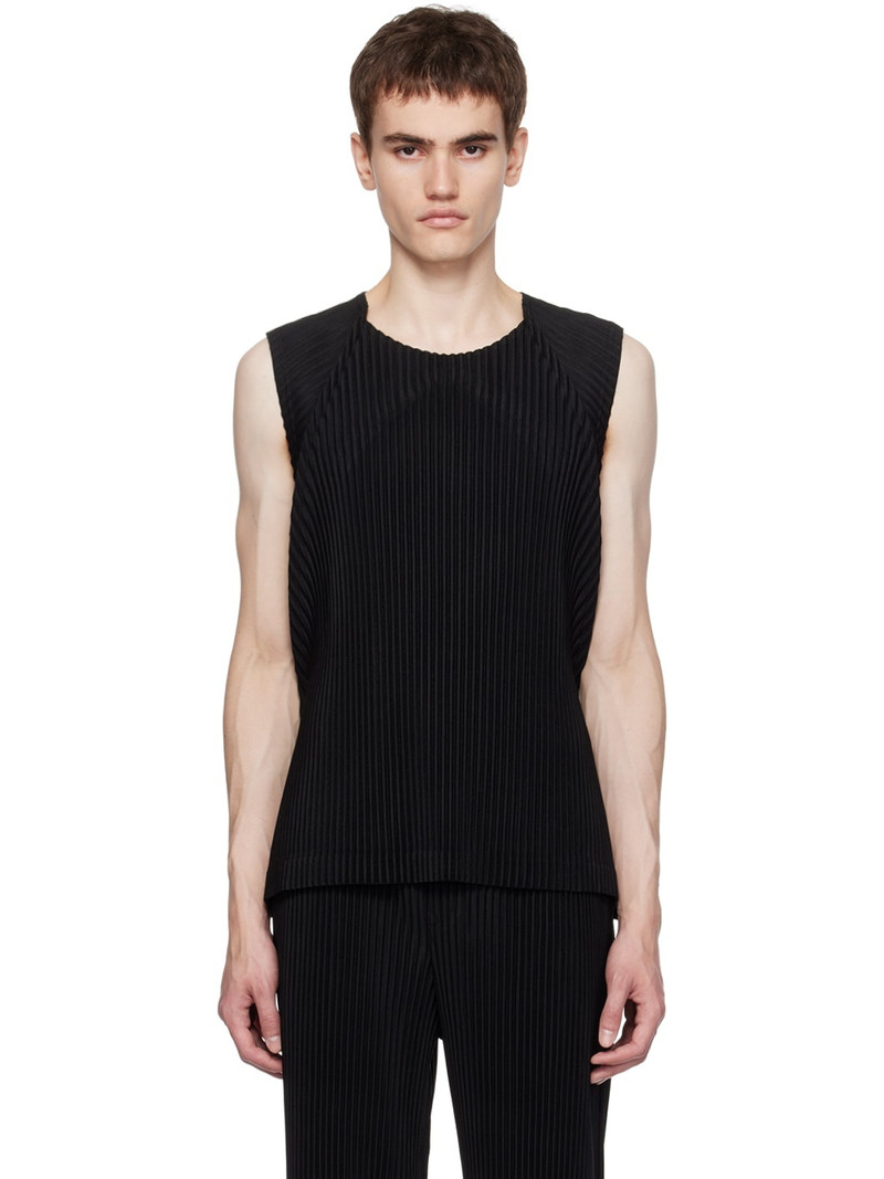 Black Monthly Color August Tank Top - 1