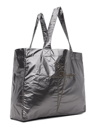 Rick Owens Silver Champion Edition Tote outlook