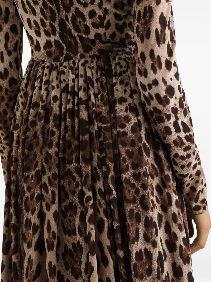 animal-print midi dress 5