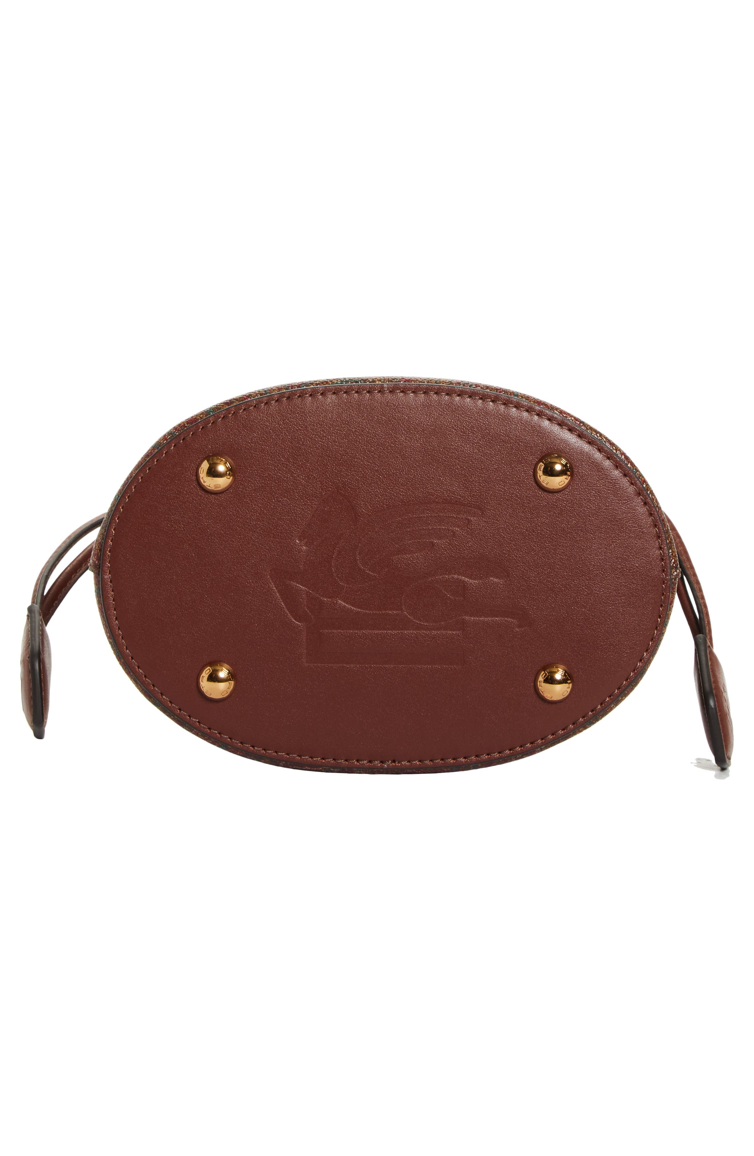 Etro Small Saturno Paisley Bucket Bag in M0019 Brown at Nordstrom - 7