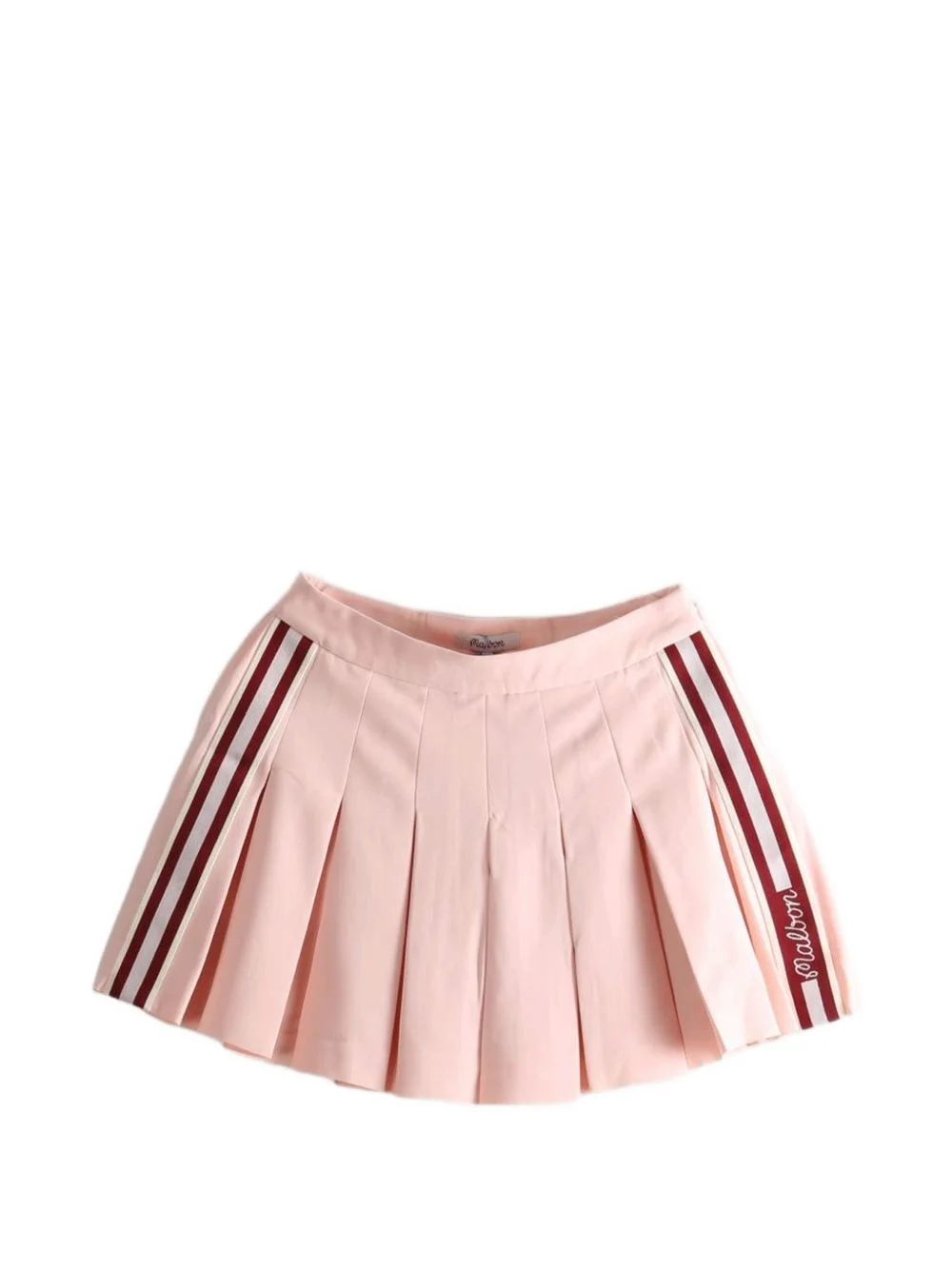 Esperanza pleated side-stripe skirt - 1