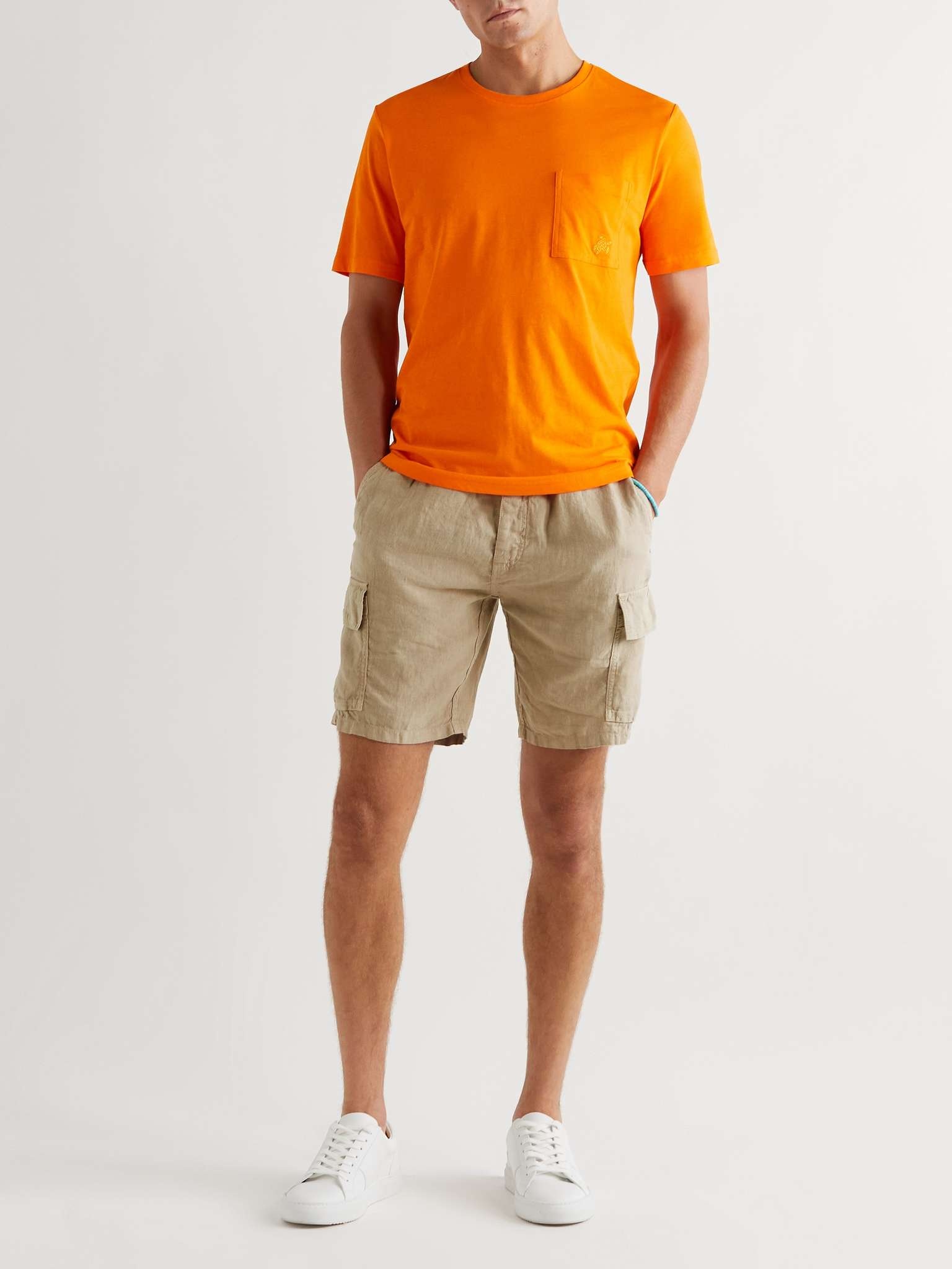 Baie Linen Drawstring Cargo Shorts - 2