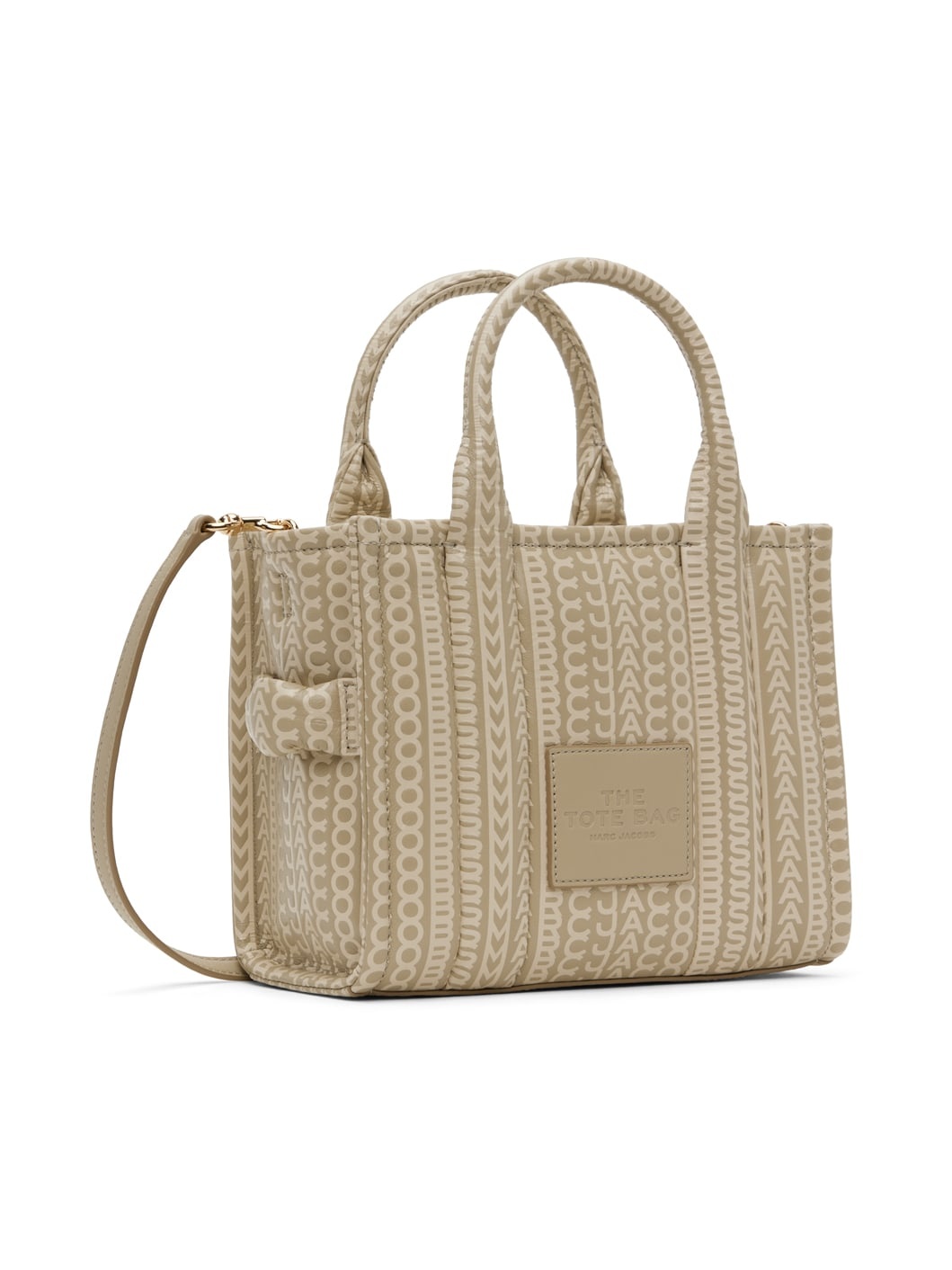 Khaki Mini 'The Monogram' Tote - 2