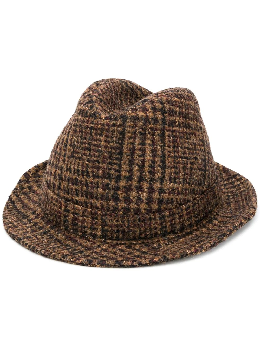 tweed trilby hat - 1