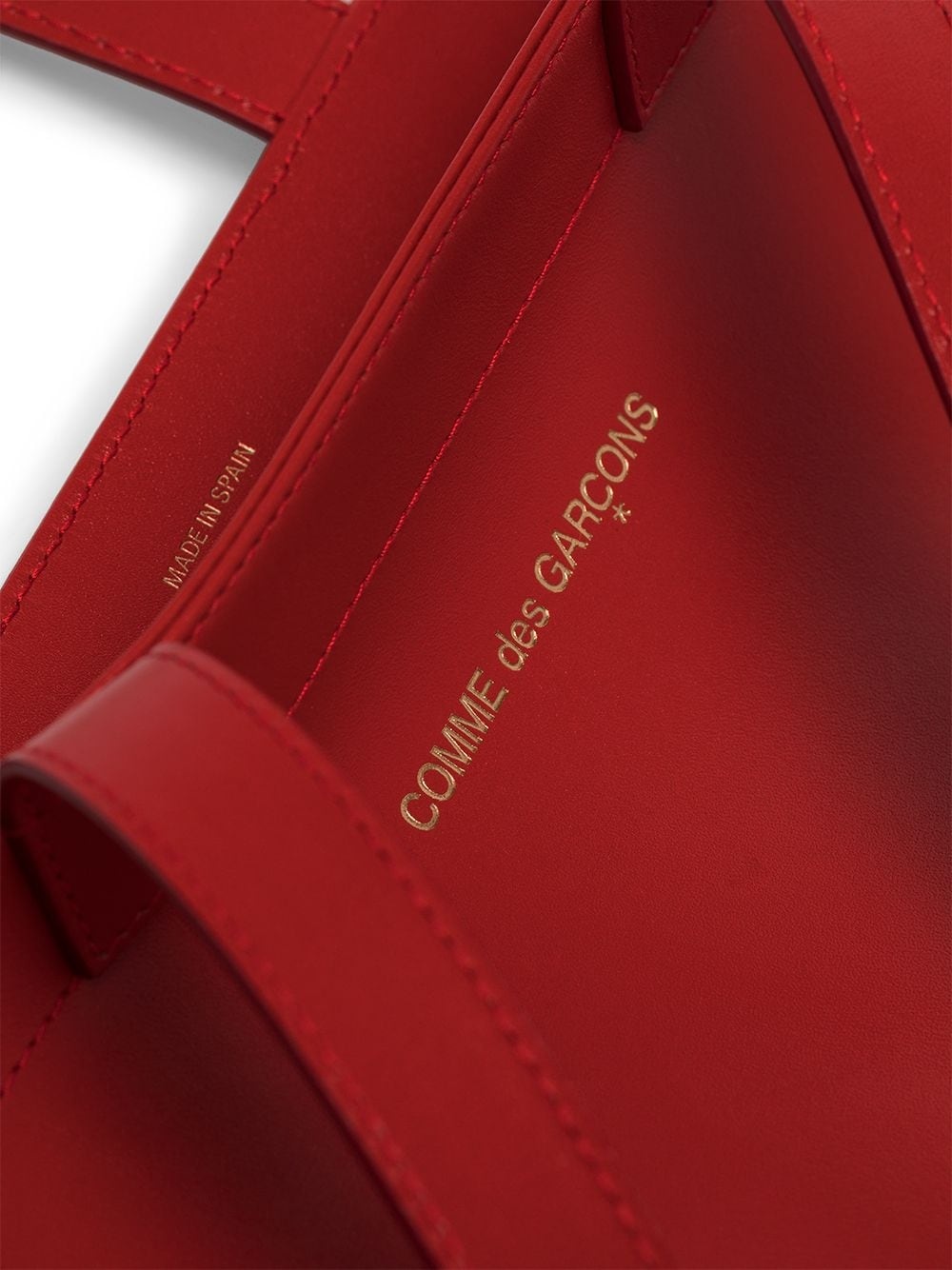 logo-print leather tote bag - 5